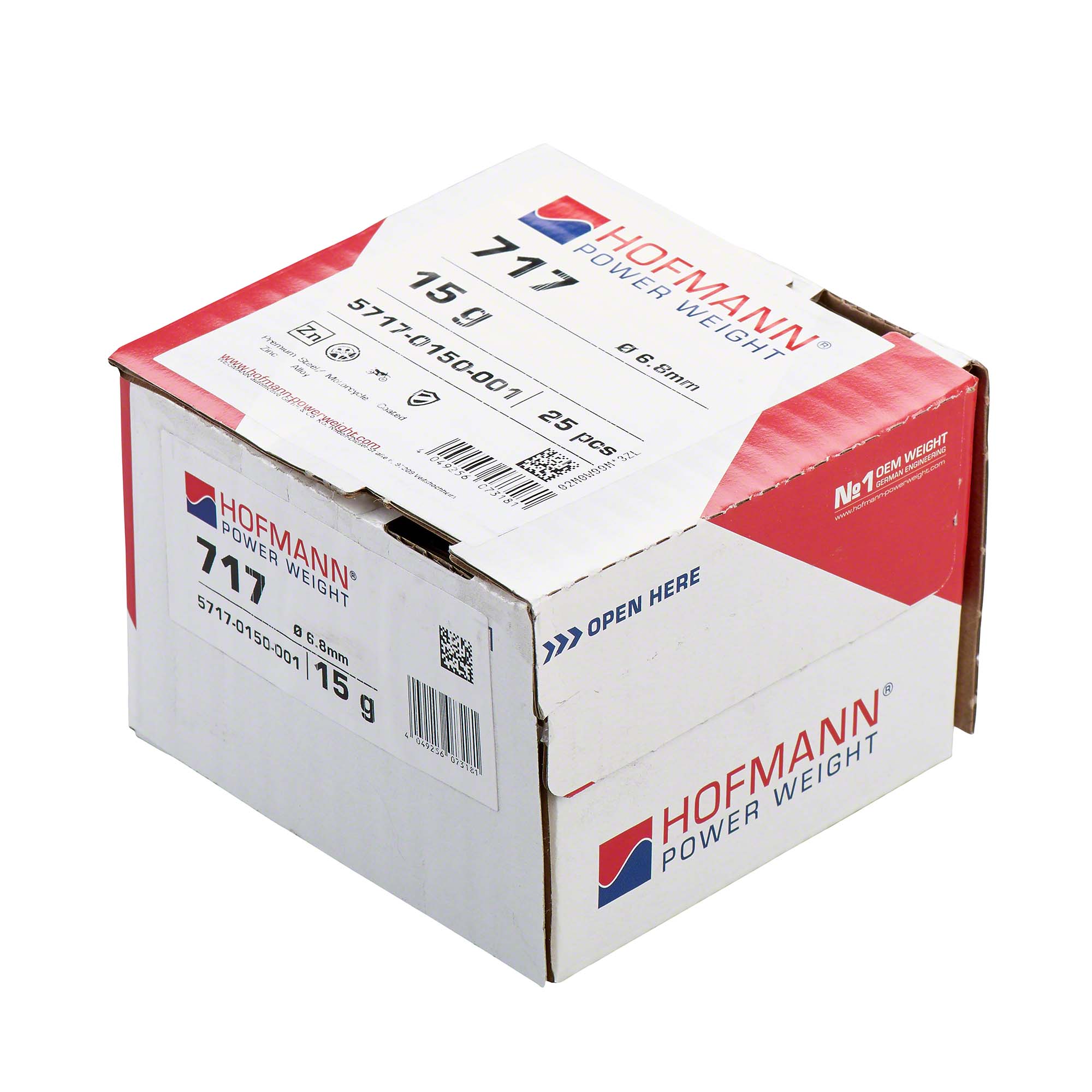 HOFMANN POWER WEIGHT-Speichengewicht - Typ 717, 15 g, Zink-5717-0150-001