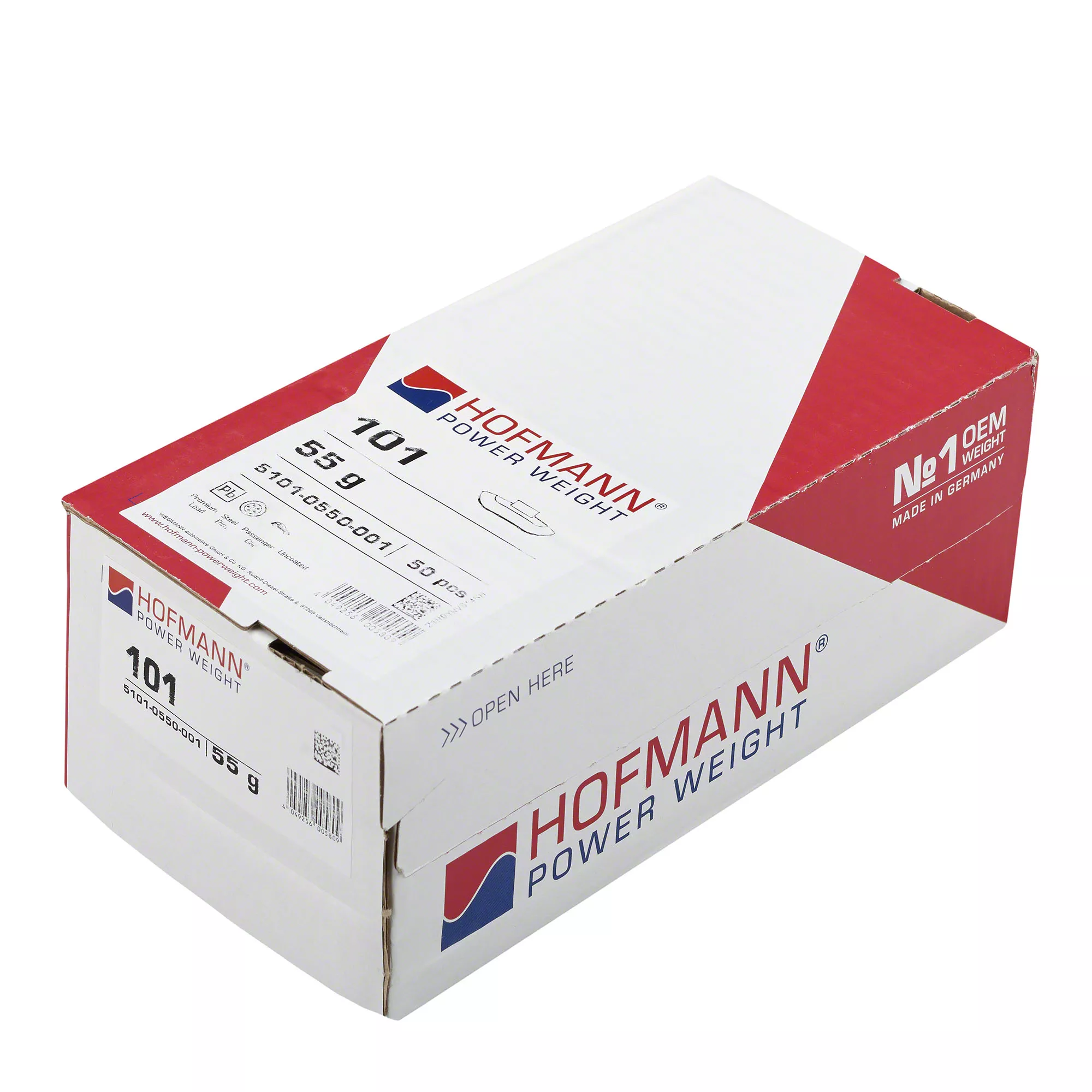 HOFMANN POWER WEIGHT-Schlaggewicht - Typ 101, 55g, Blei, grau-5101-0550-001