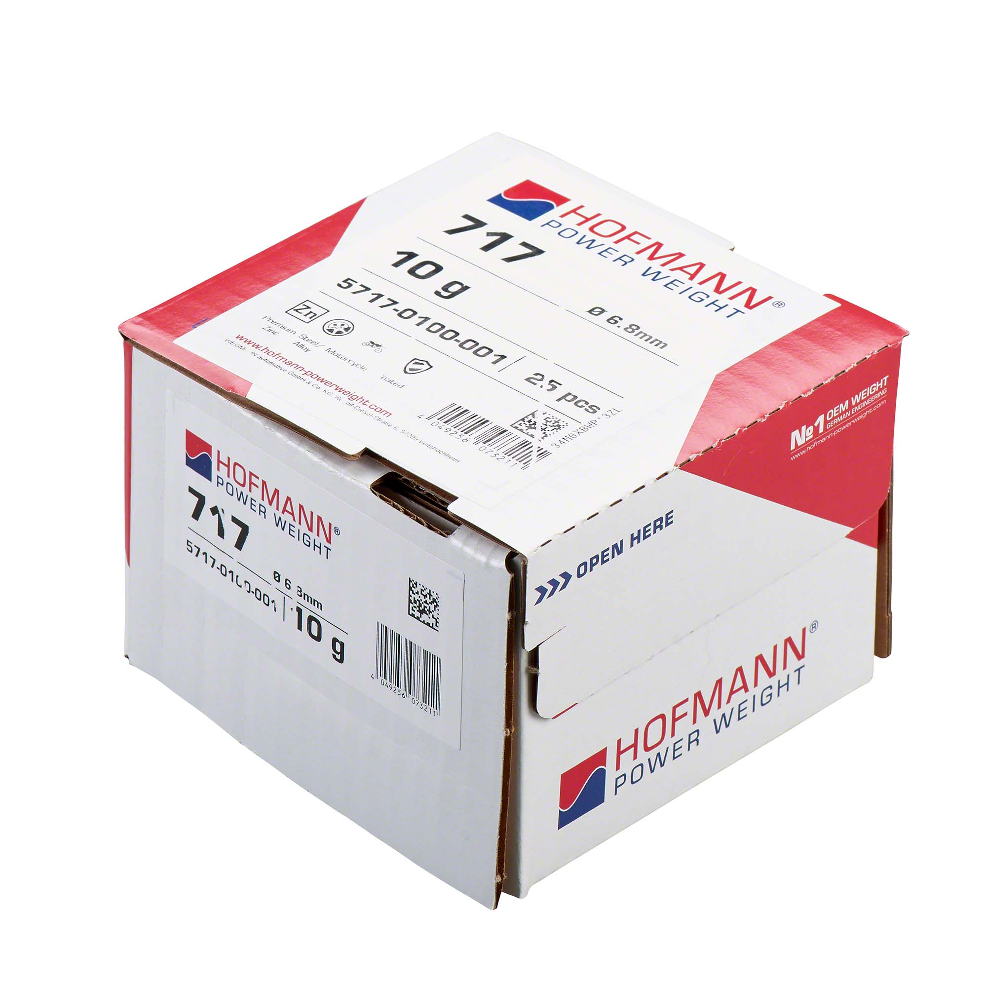HOFMANN POWER WEIGHT-Speichengewicht - Typ 717, 10 g, Zink-5717-0100-001