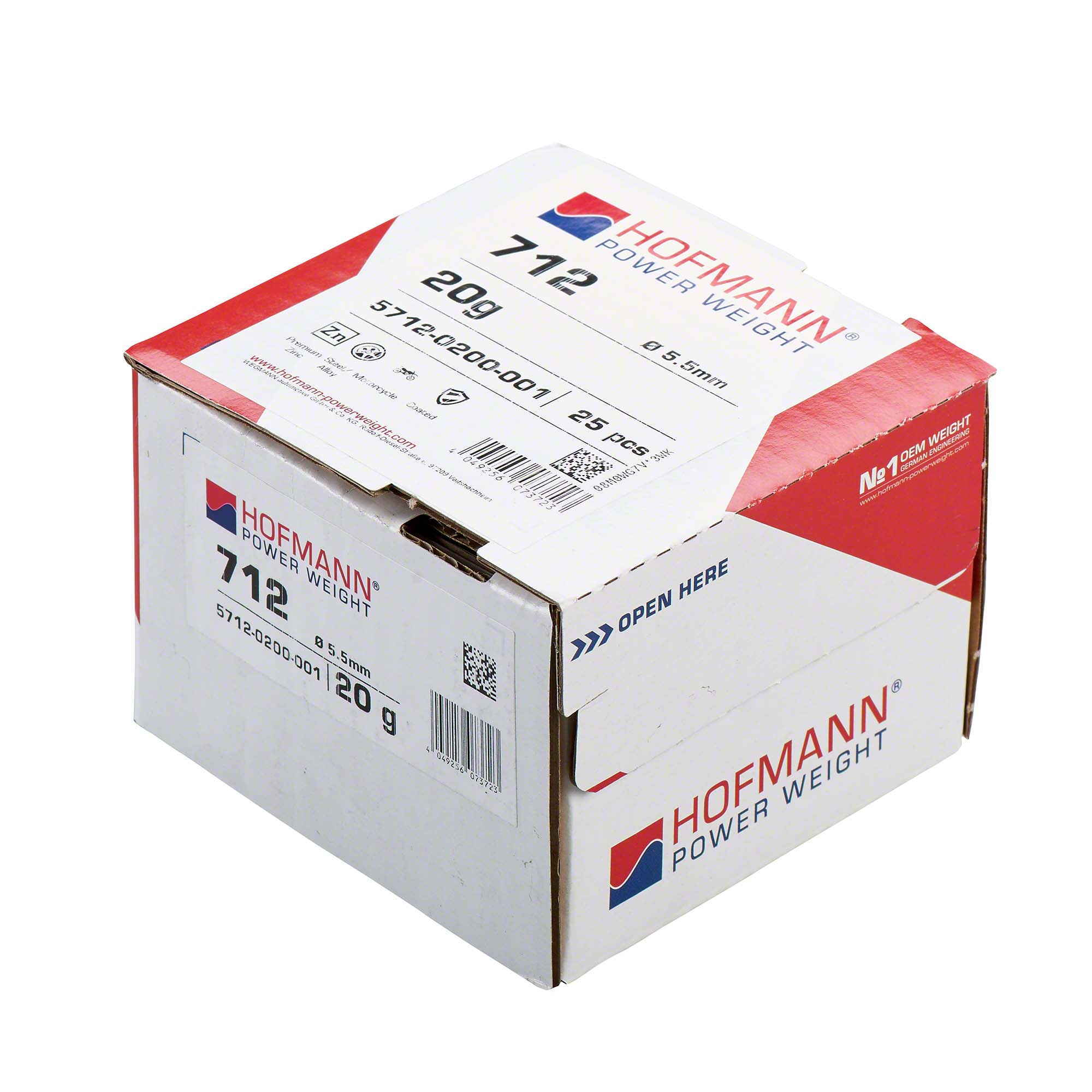 HOFMANN POWER WEIGHT-Speichengewicht - Typ 712, 20 g, Zink-5712-0200-001