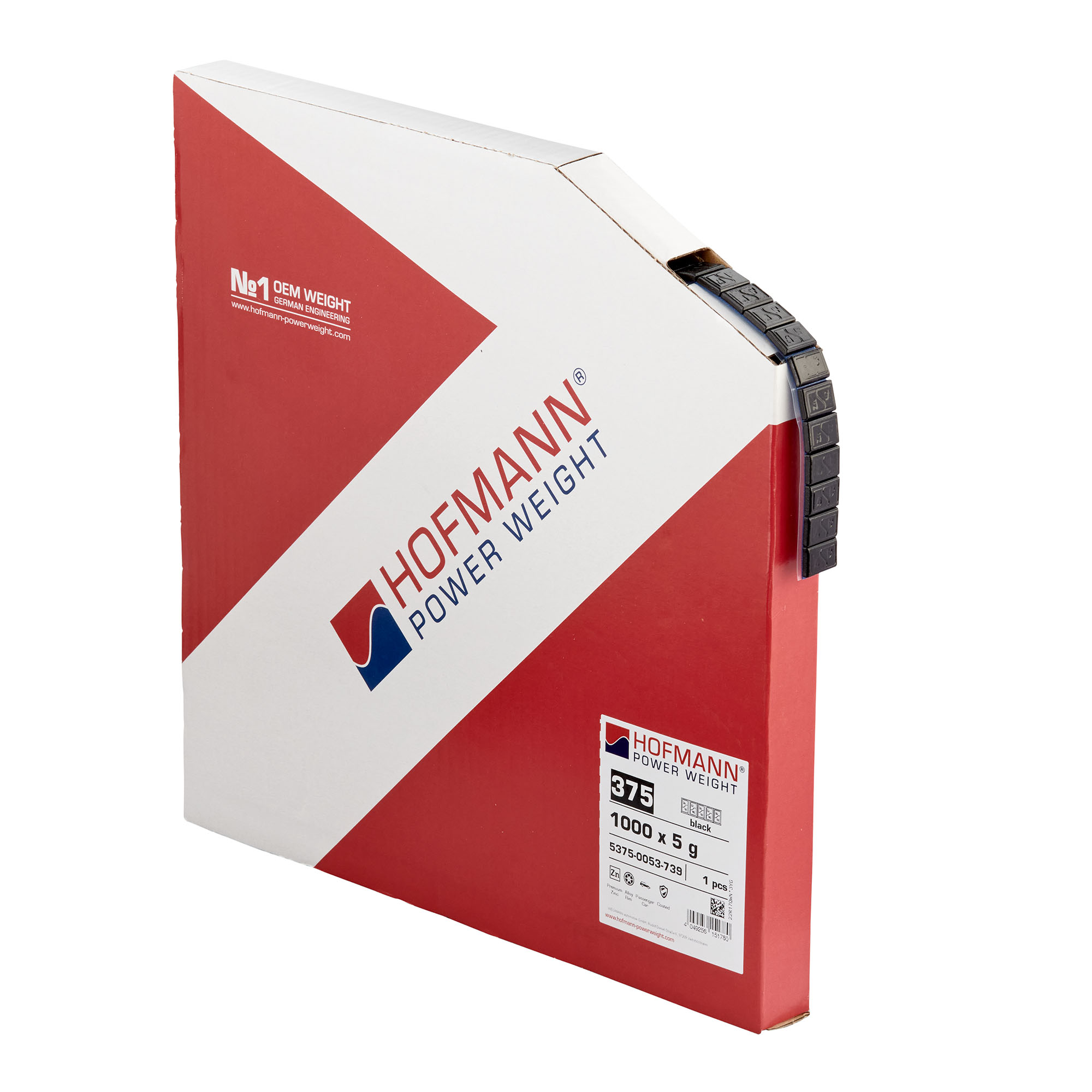 HOFMANN POWER WEIGHT-PKW-Gewichterolle HPW 375, 5kg, schwarz-5375-0053-739