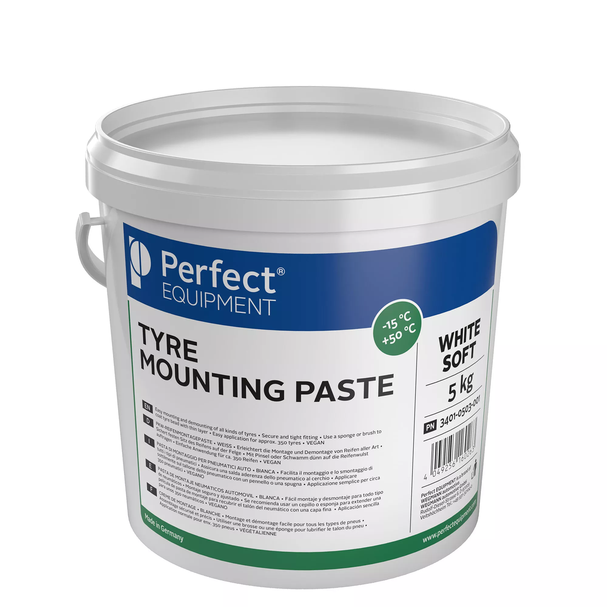 Mounting paste - white, soft, 5kg