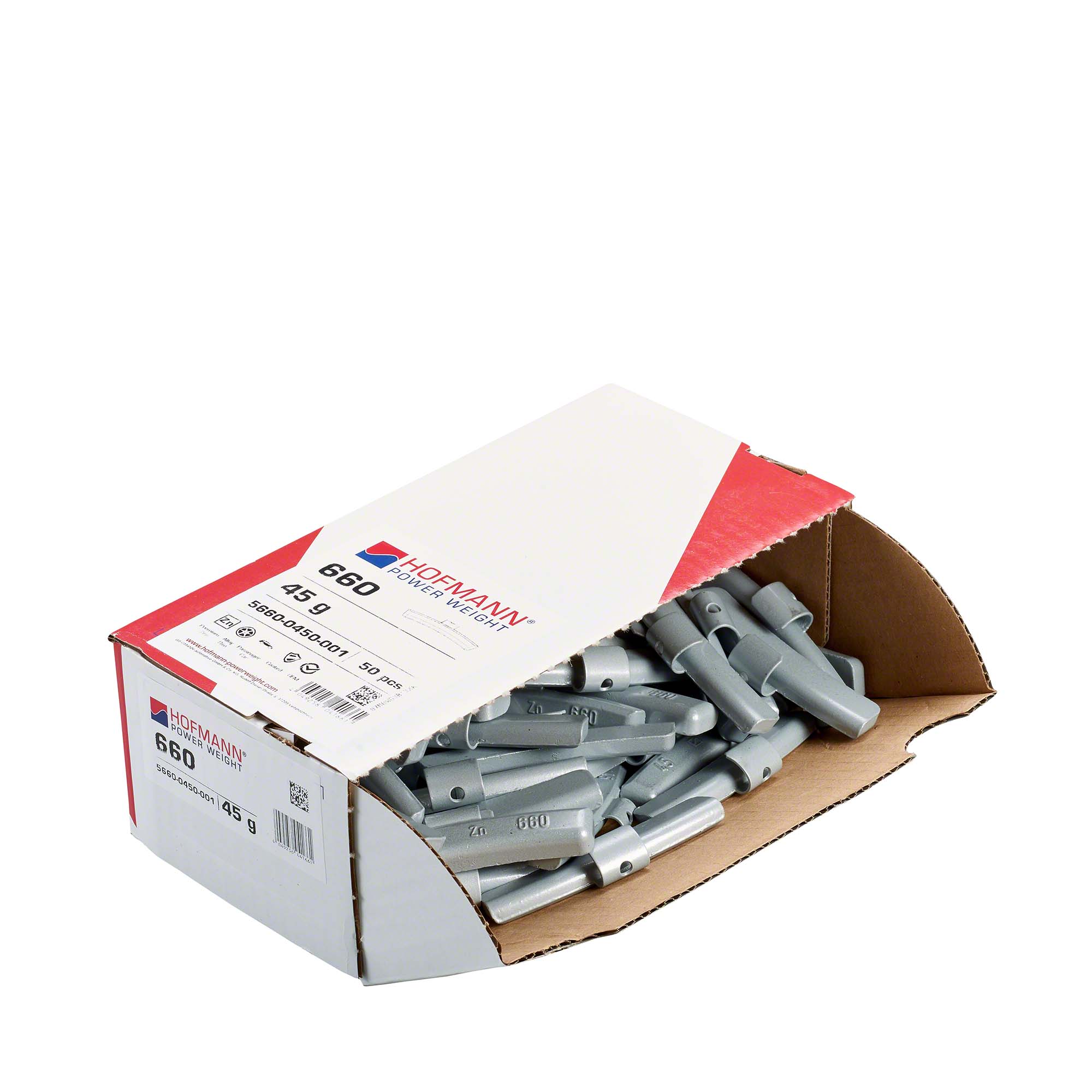 HOFMANN POWER WEIGHT-Schlaggewicht - Typ 660, 45g, Zink, silber-5660-0450-001
