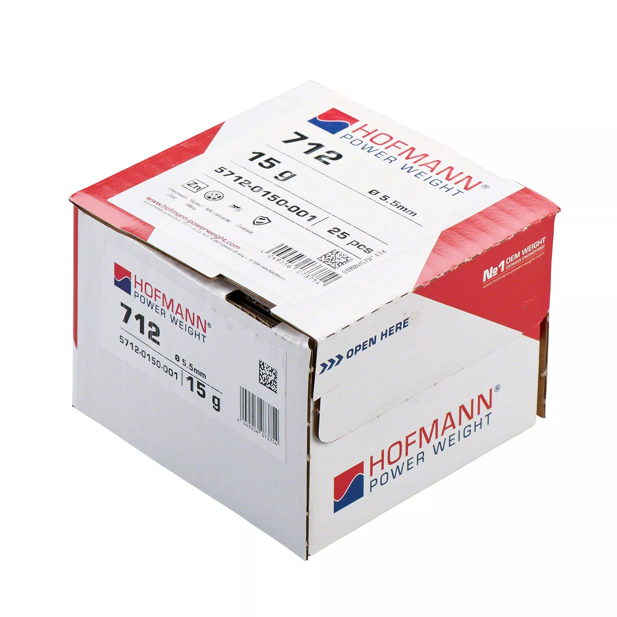 HOFMANN POWER WEIGHT-Speichengewicht - Typ 712, 15 g, Zink-5712-0150-001