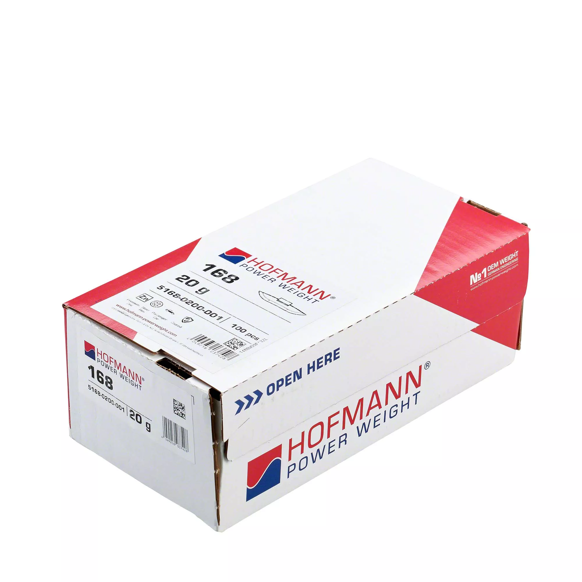 HOFMANN POWER WEIGHT-Schlaggewicht - Typ 168, 20g, Zink, silber-5168-0200-001