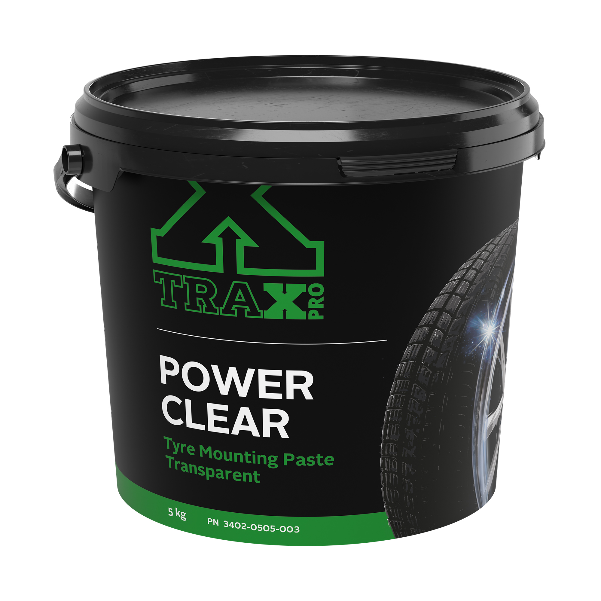 Mounting paste TRAX PRO - POWER CLEAR, transparent, universal, 5kg