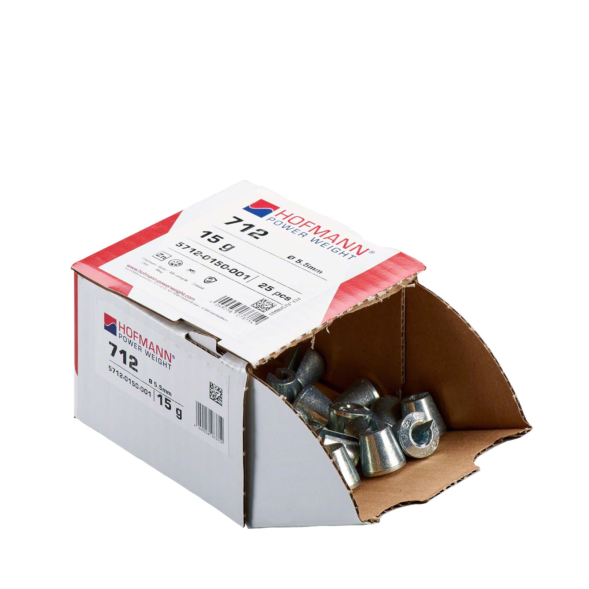 HOFMANN POWER WEIGHT-Speichengewicht - Typ 712, 15 g, Zink-5712-0150-001