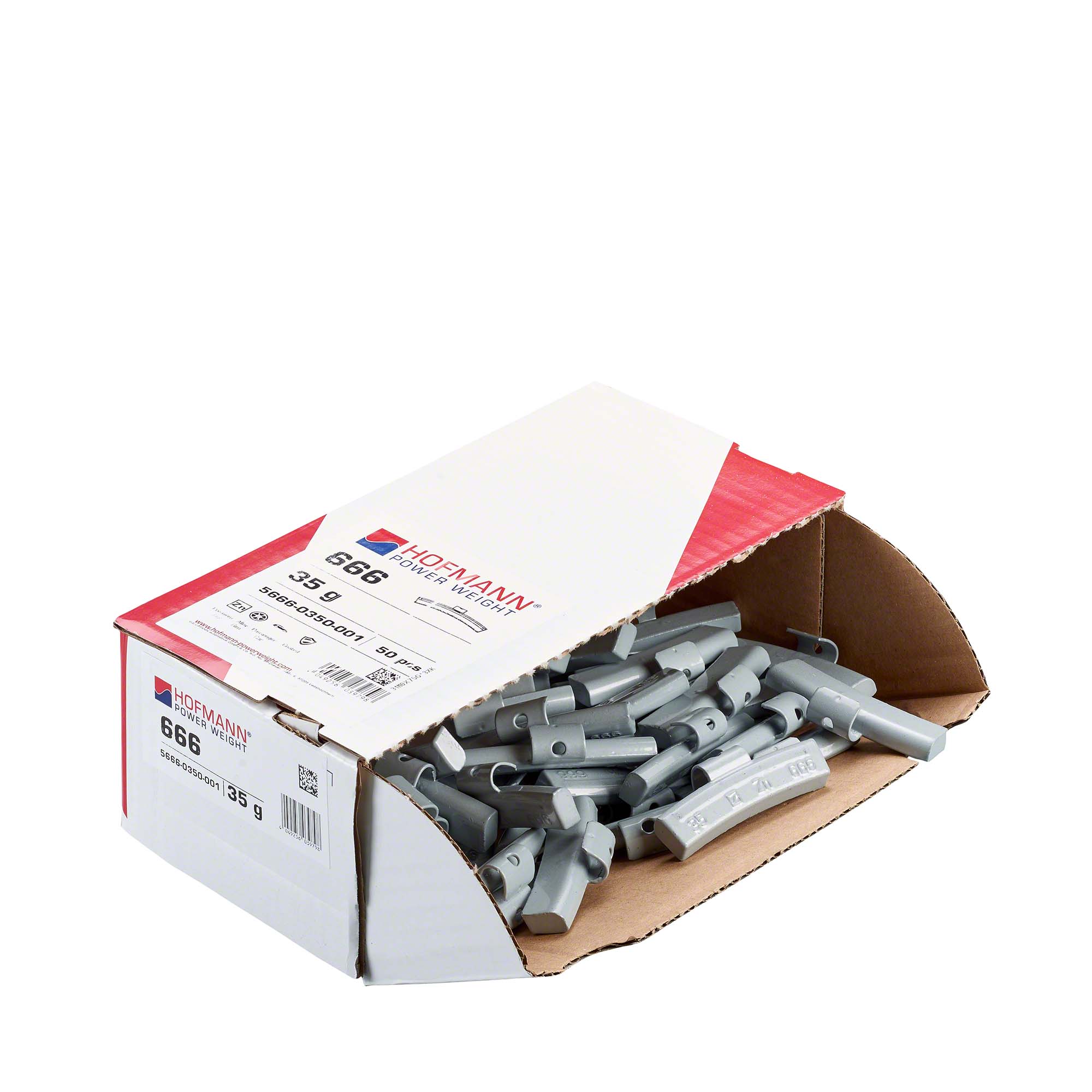 HOFMANN POWER WEIGHT-Schlaggewicht - Typ 666, 35 g, Zink, Silber-5666-0350-001