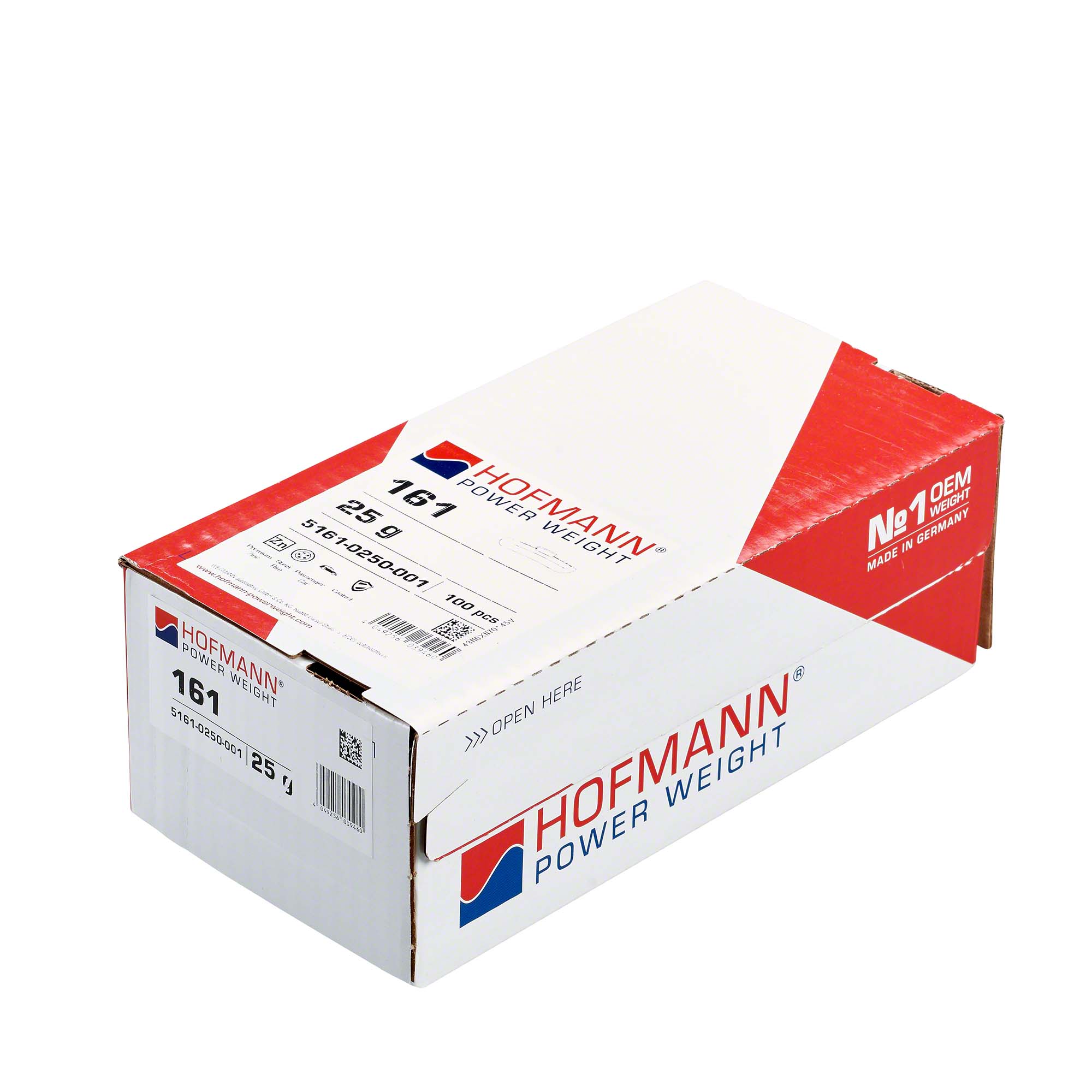 HOFMANN POWER WEIGHT-Schlaggewicht - Typ 161, 25g, Zink, silber-5161-0250-001