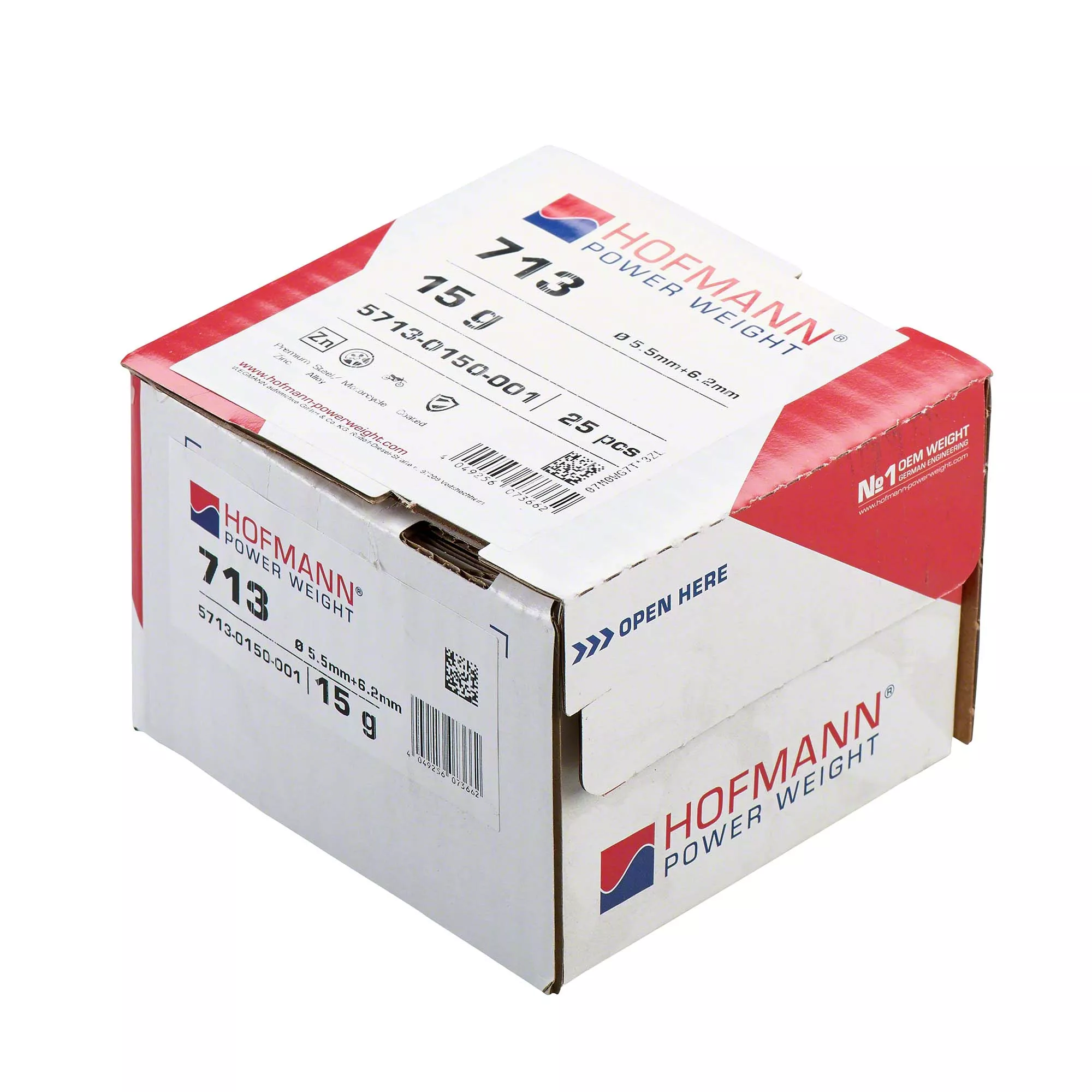 HOFMANN POWER WEIGHT-Speichengewicht - Typ 713, 15 g, Zink-5713-0150-001