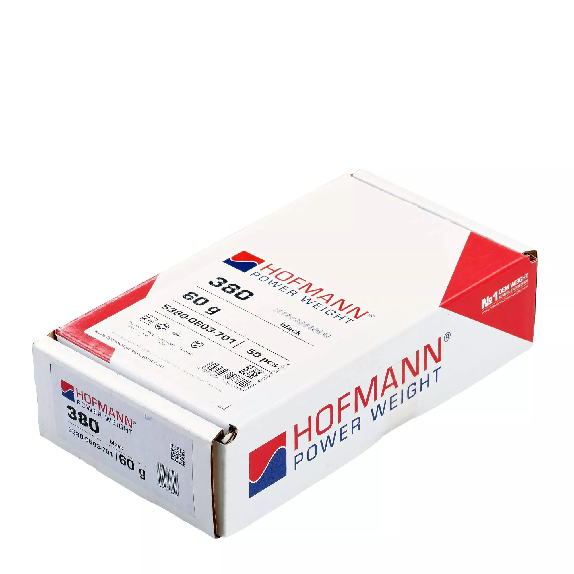 HOFMANN POWER WEIGHT-Klebegewicht - Typ 380, 60 g, Zink, Schwarz-5380-0603-701