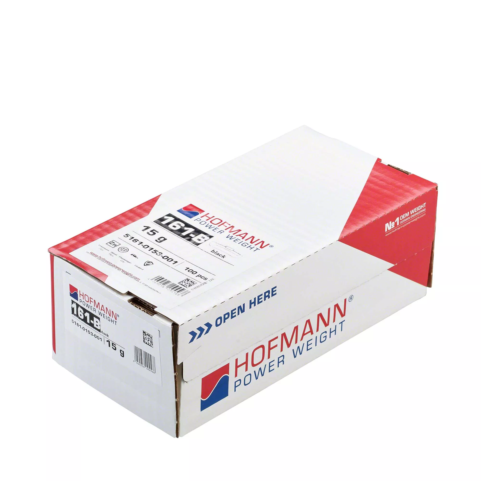 HOFMANN POWER WEIGHT-Schlaggewicht - Typ 161, 15g, Zink, schwarz-5161-0153-001