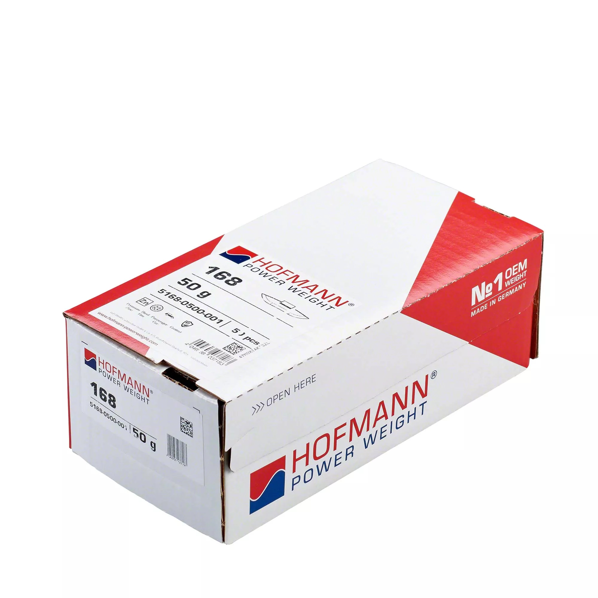 HOFMANN POWER WEIGHT-Schlaggewicht - Typ 168, 50 g, Zink, Silber-5168-0500-001