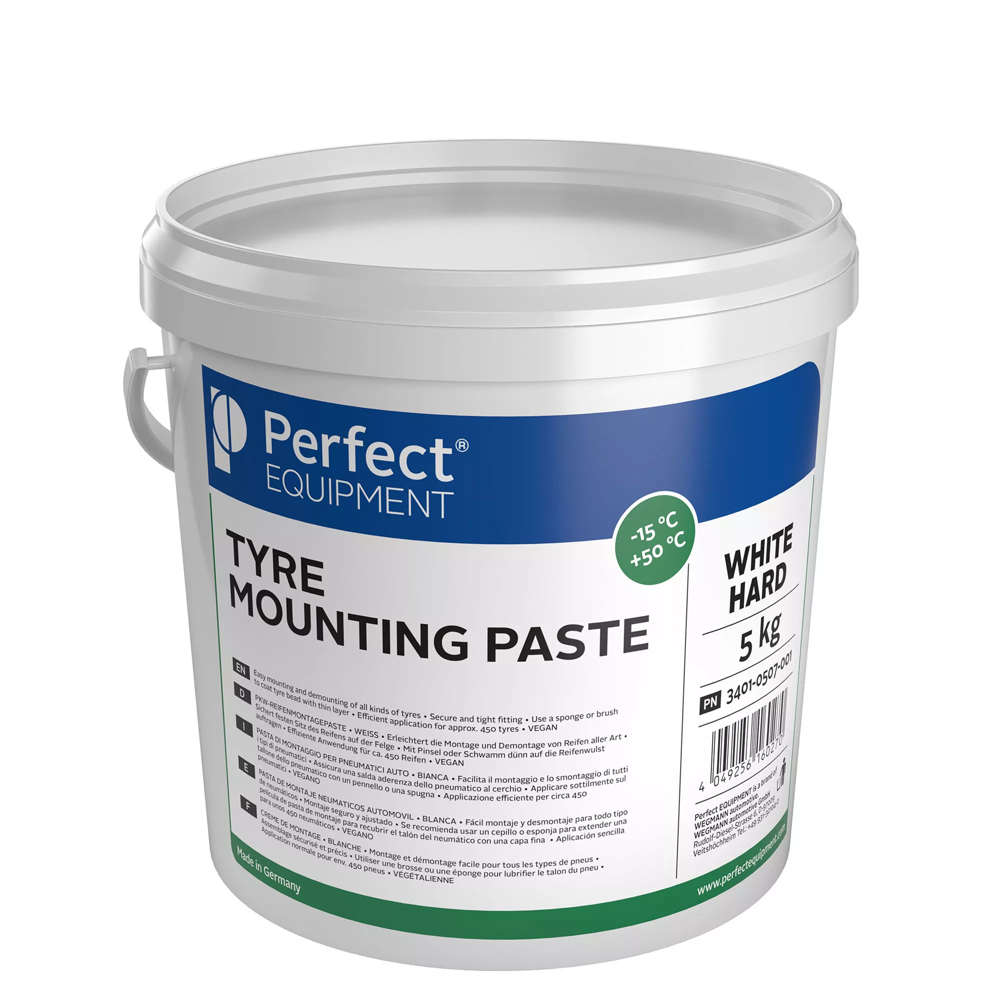 Mounting paste - white, hard, 5kg