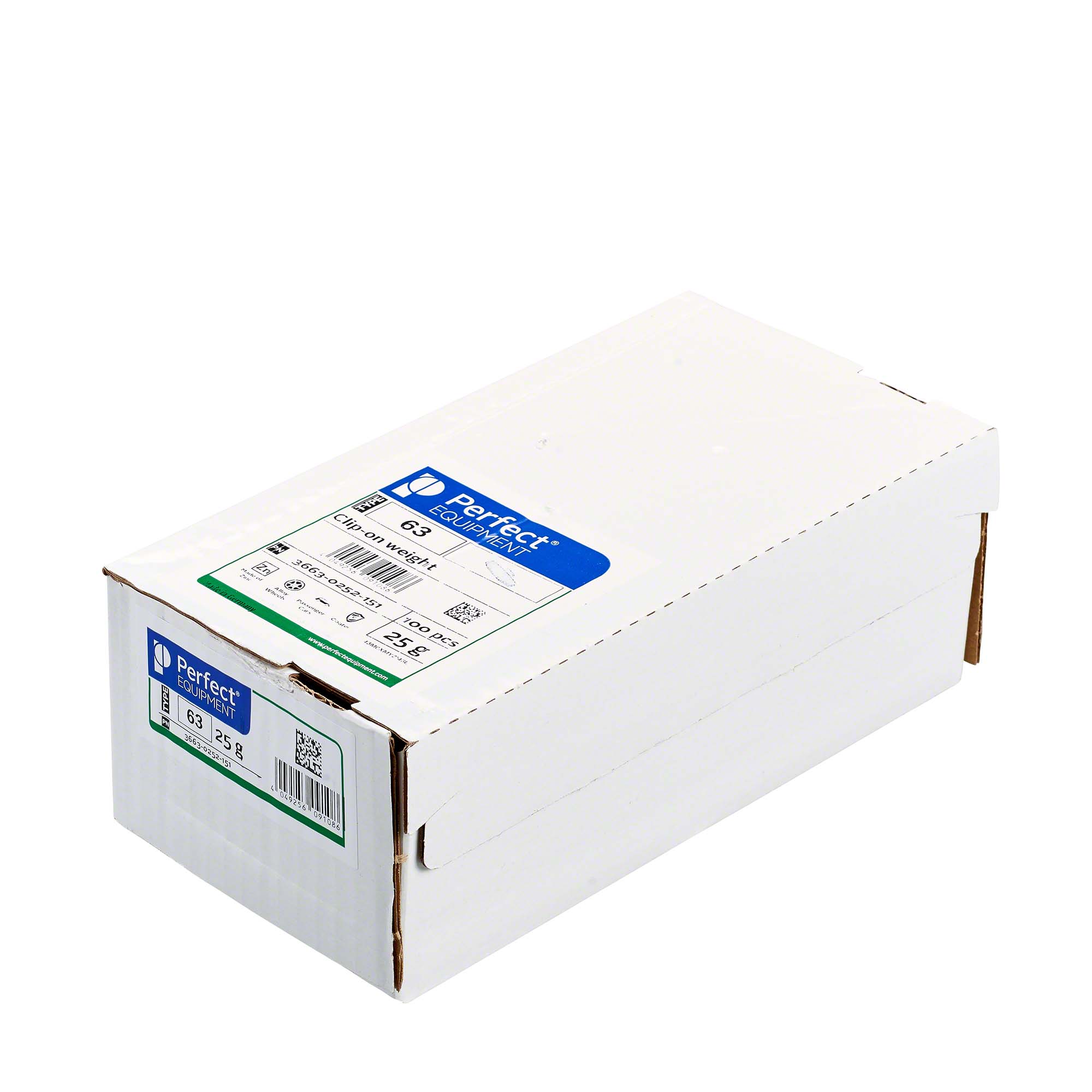 Perfect EQUIPMENT-Schlaggewicht - Typ 63, 25g, Zink, silber-3663-0252-151