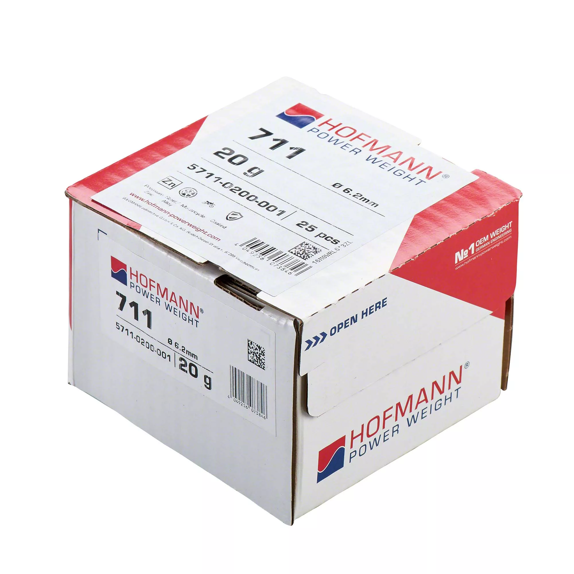 HOFMANN POWER WEIGHT-Speichengewicht - Typ 711, 20 g, Zink-5711-0200-001