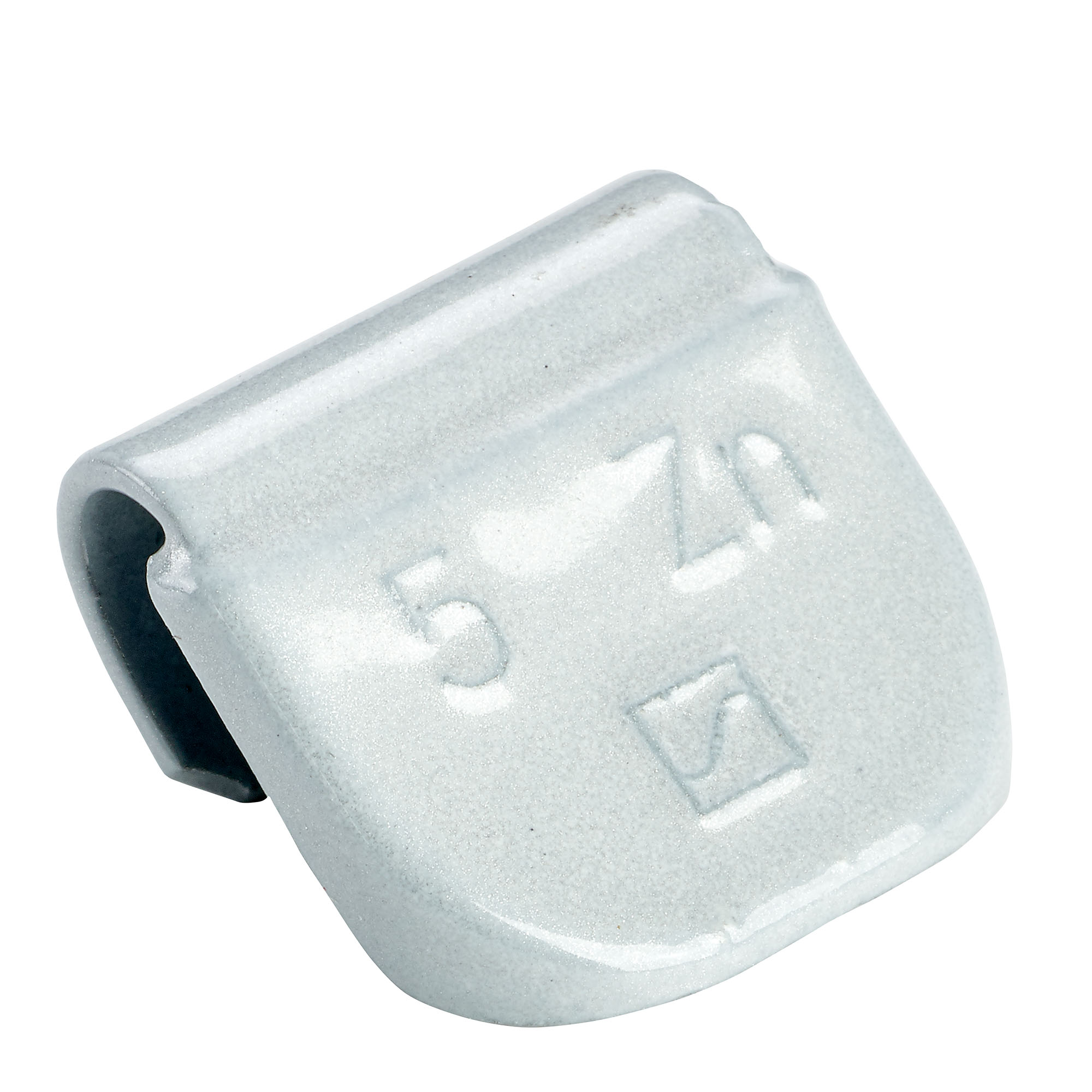 knock-on weight - Typ 160, 5 g, zinc, silver