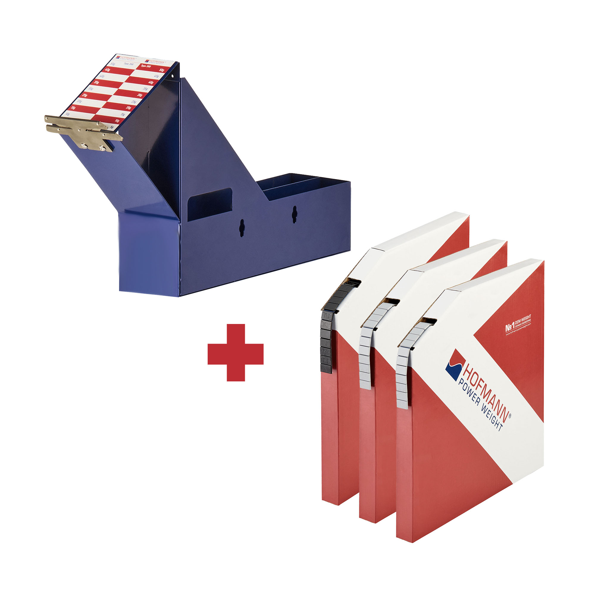 HOFMANN POWER WEIGHT-Klebegewichtsrollen Bundle 355 2.0 mit SPEEDCUT-5000-3550-104