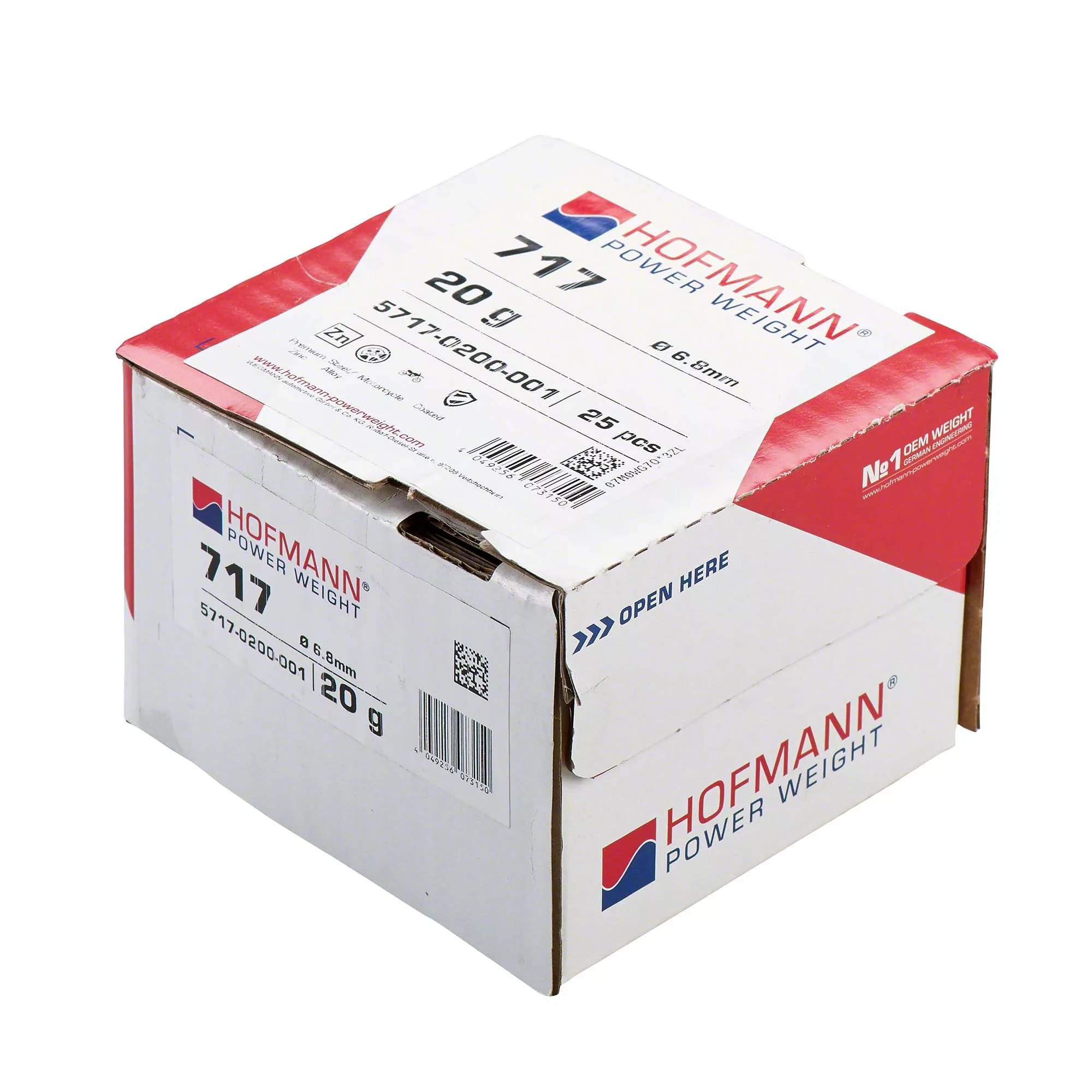 HOFMANN POWER WEIGHT-Speichengewicht - Typ 717, 20 g, Zink-5717-0200-001