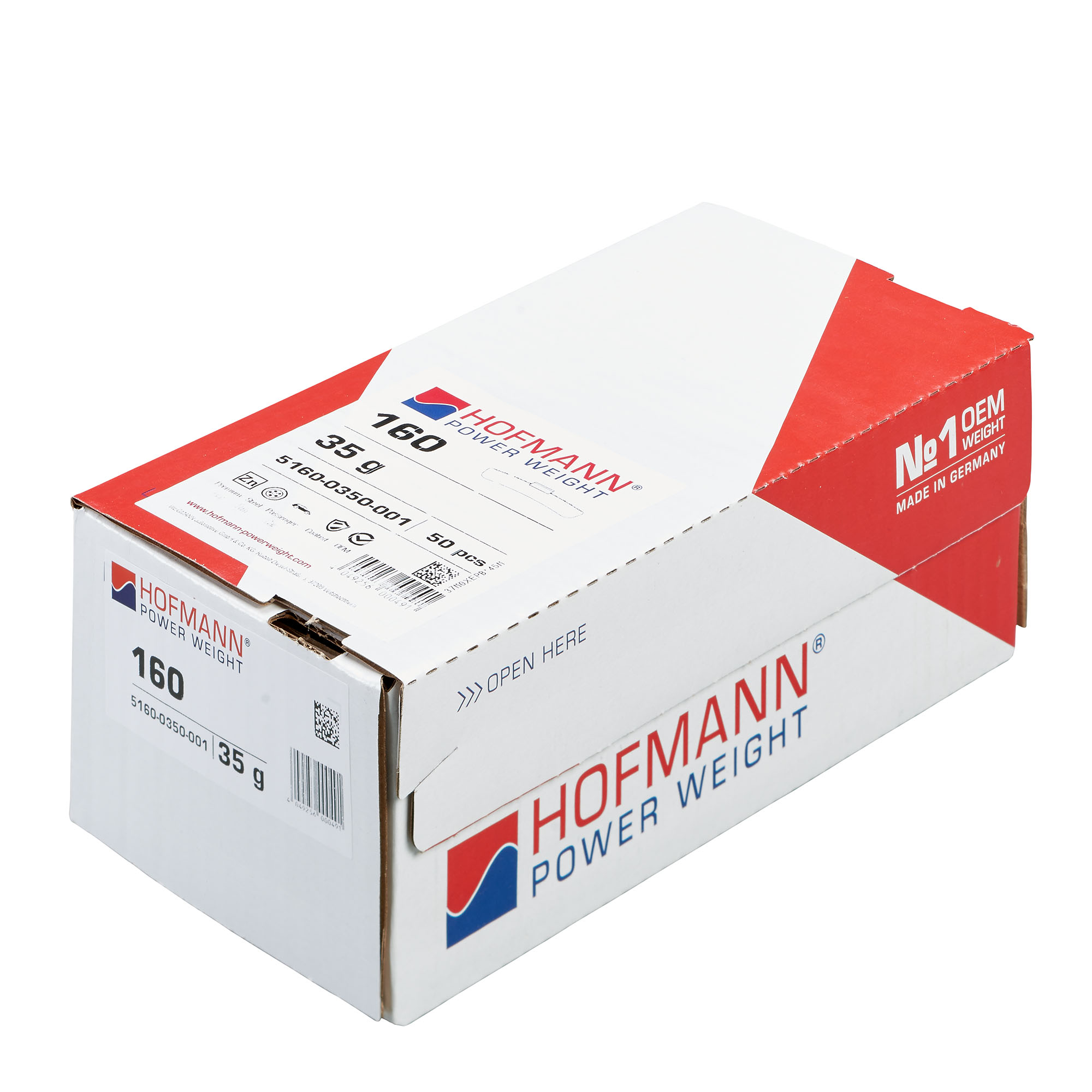 HOFMANN POWER WEIGHT-Schlaggewicht - Typ 160, 35g, Zink, silber-5160-0350-001