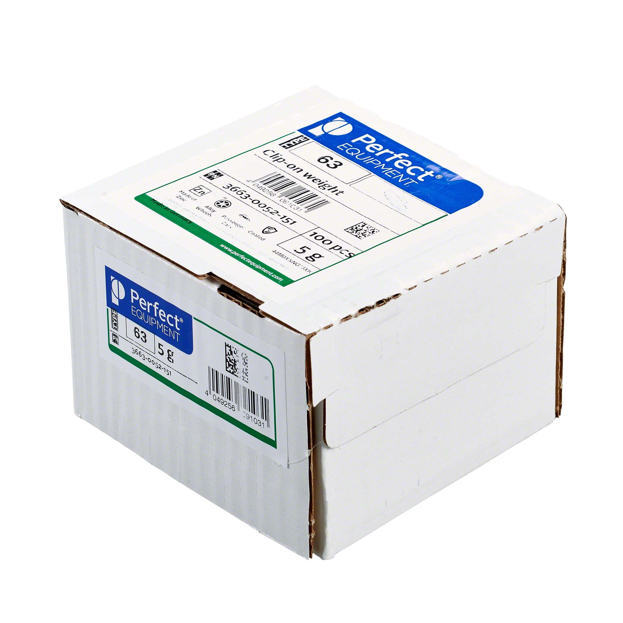Perfect EQUIPMENT-Schlaggewicht - Typ 63, 5g, Zink, silber-3663-0052-151