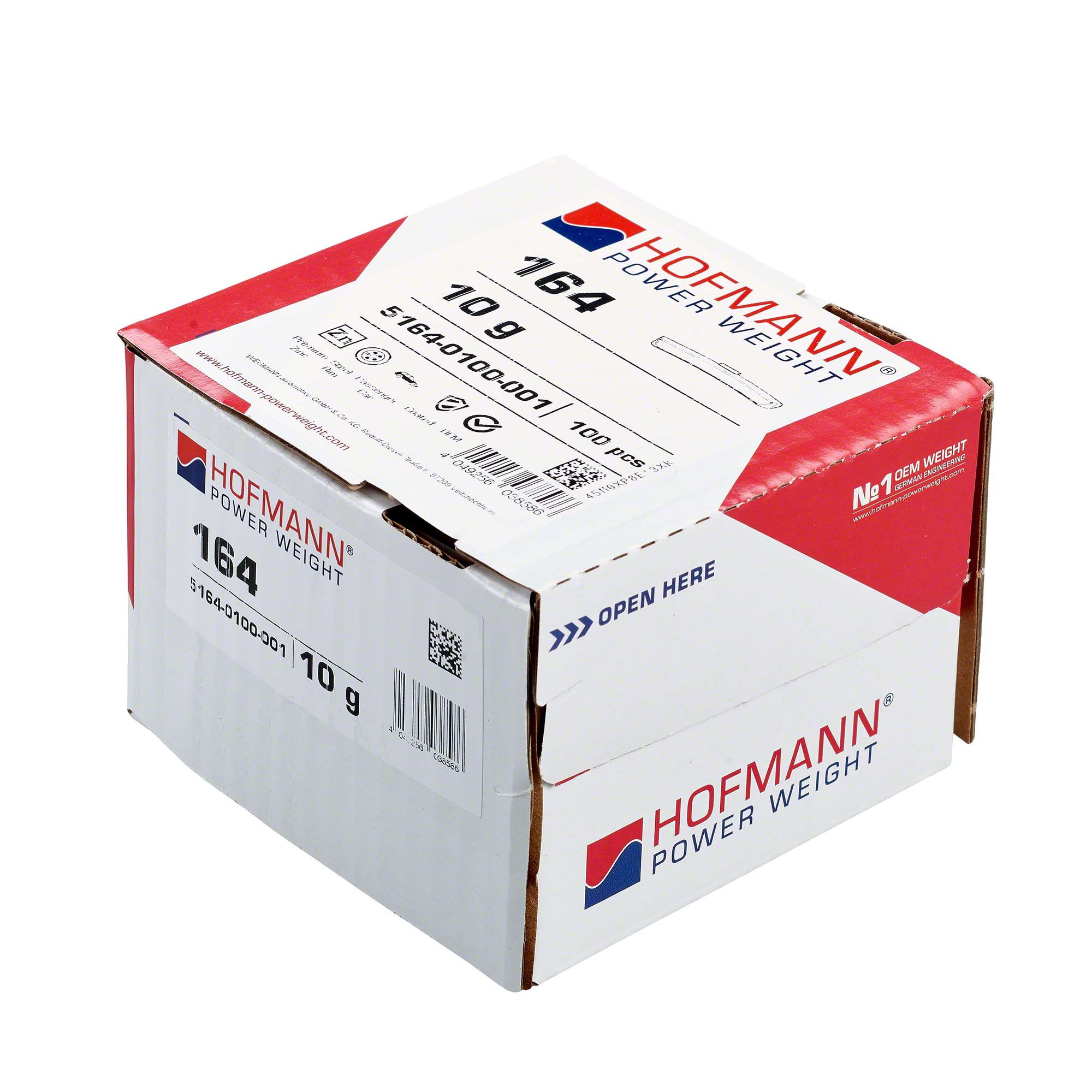 HOFMANN POWER WEIGHT-Schlaggewicht - Typ 164, 10 g, Zink, Silber-5164-0100-001