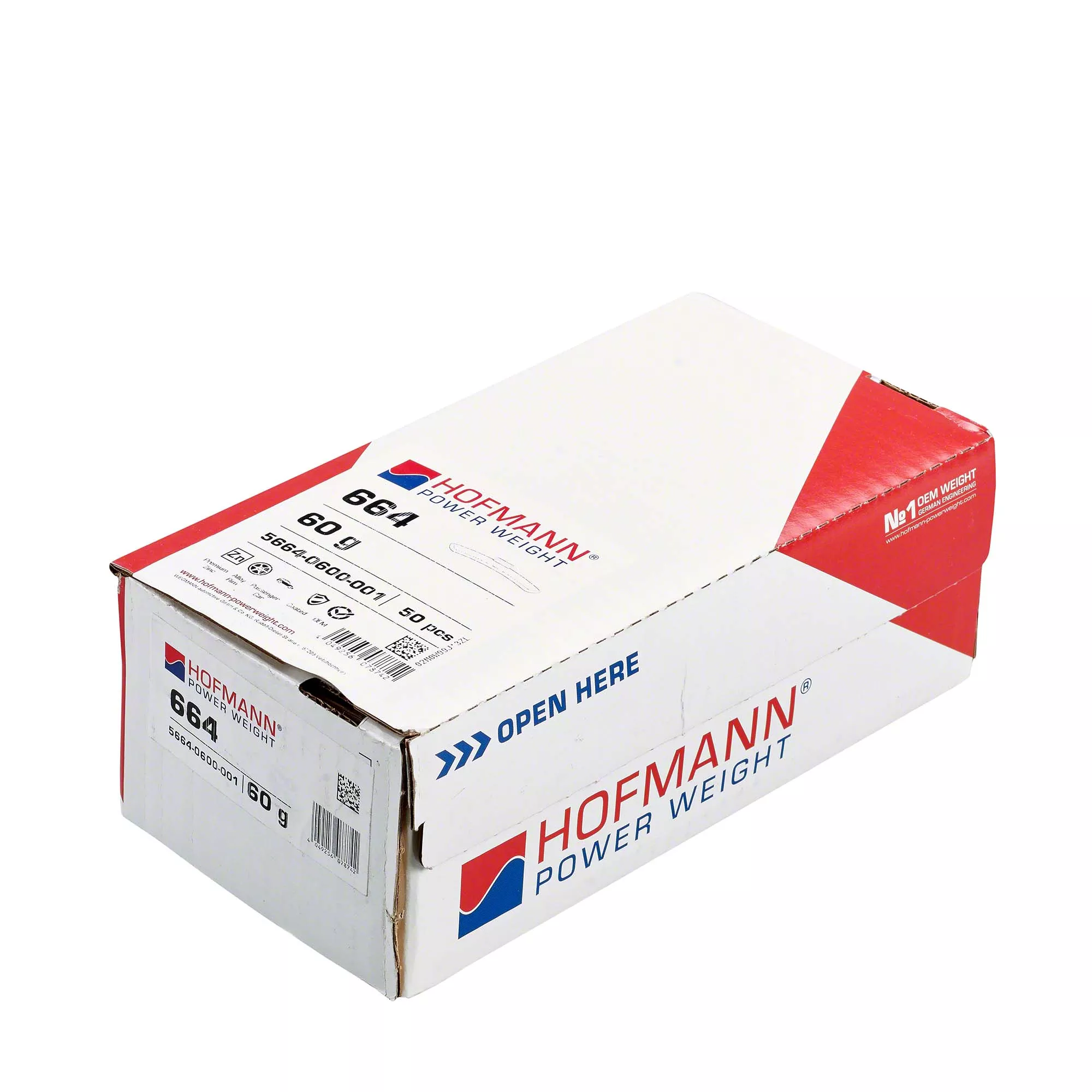 HOFMANN POWER WEIGHT-Schlaggewicht - Typ 664, 60 g, Zink, Silber-5664-0600-001