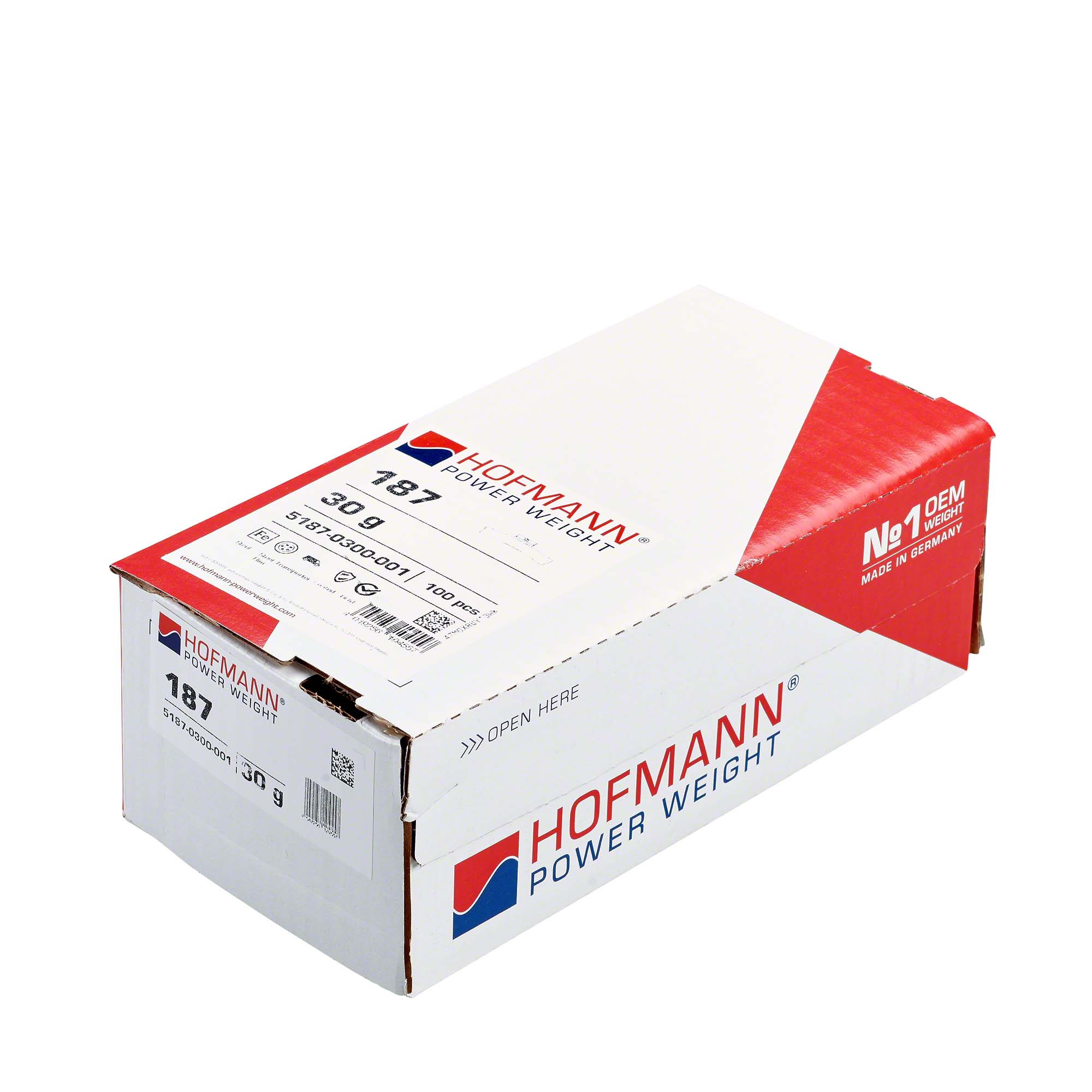 HOFMANN POWER WEIGHT-Schlaggewicht - Typ 187, 30g, Stahl, silber-5187-0300-001