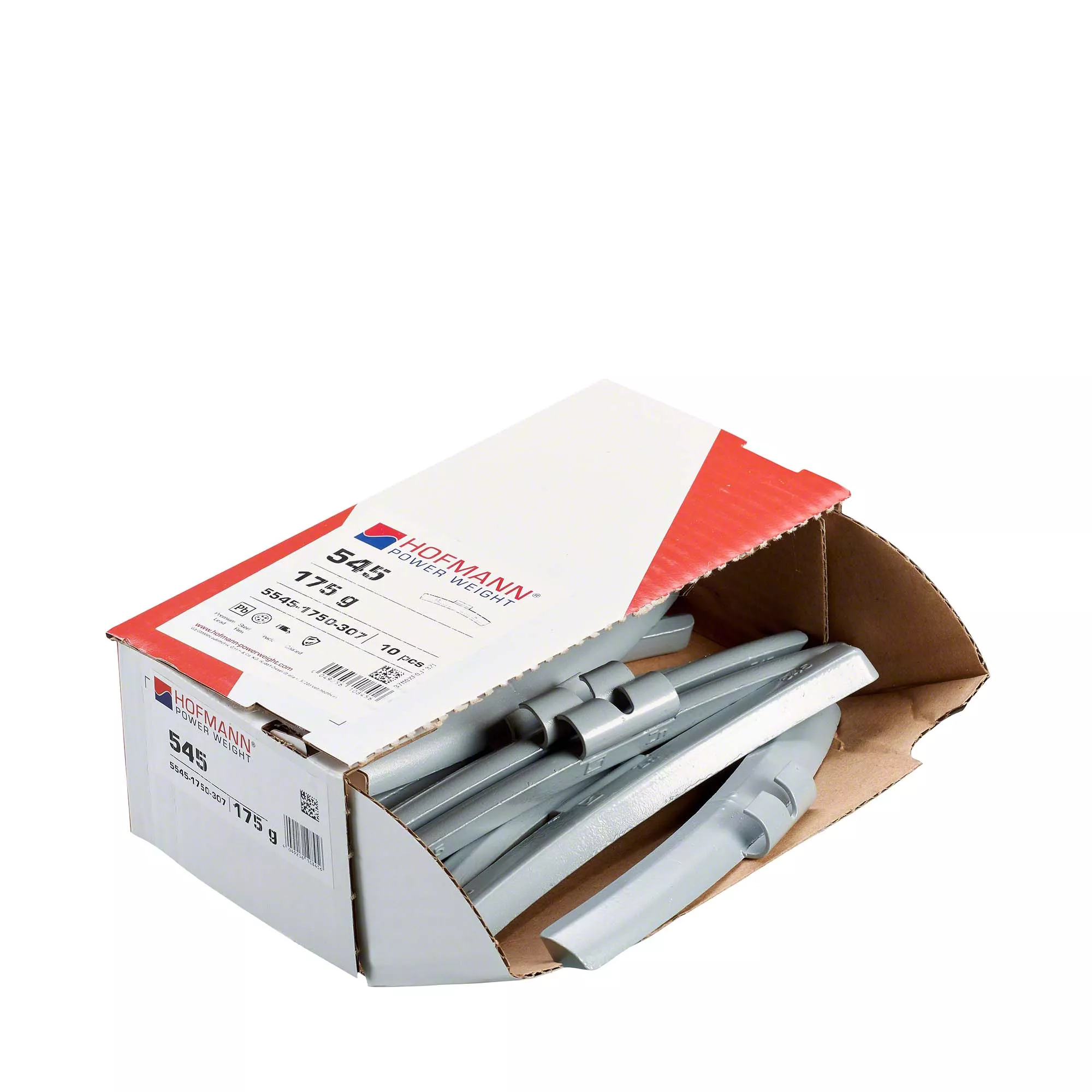 HOFMANN POWER WEIGHT-10× Schlaggewicht Hofmann Power Weight -Typ 545- - Typ 545, 175 g, Zink, Silber-5545-1750-307