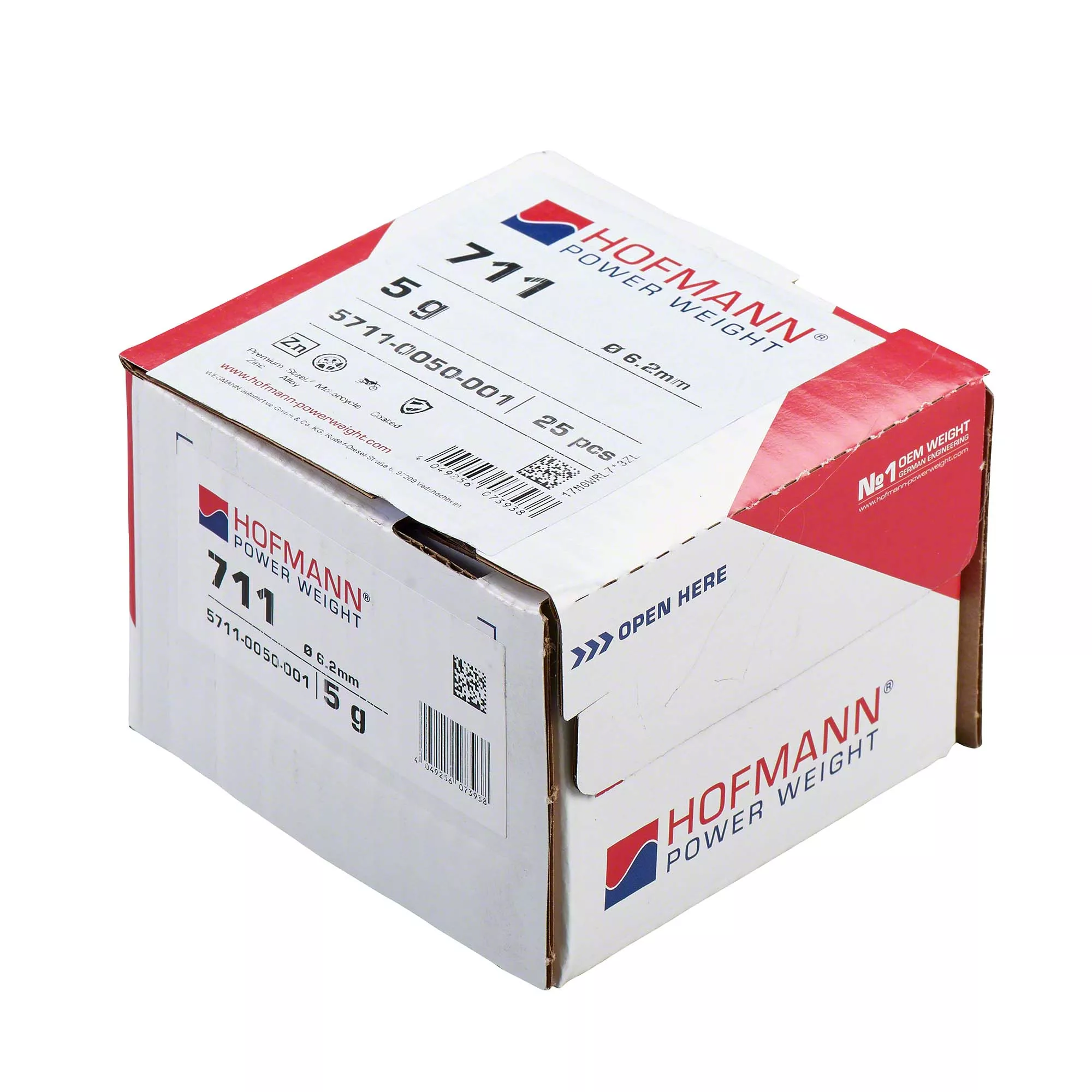 HOFMANN POWER WEIGHT-Speichengewicht - Typ 711, 5 g, Zink-5711-0050-001