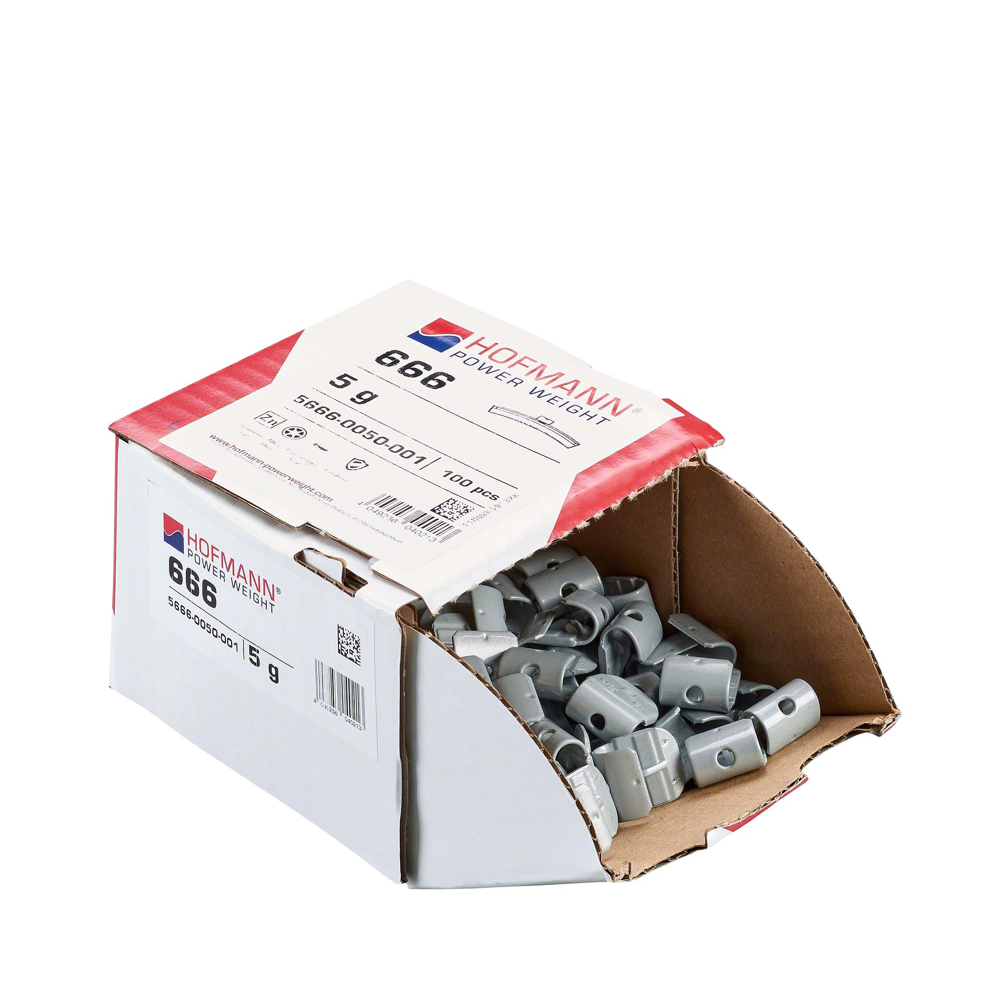 HOFMANN POWER WEIGHT-Schlaggewicht - Typ 666, 5 g, Zink, Silber-5666-0050-001