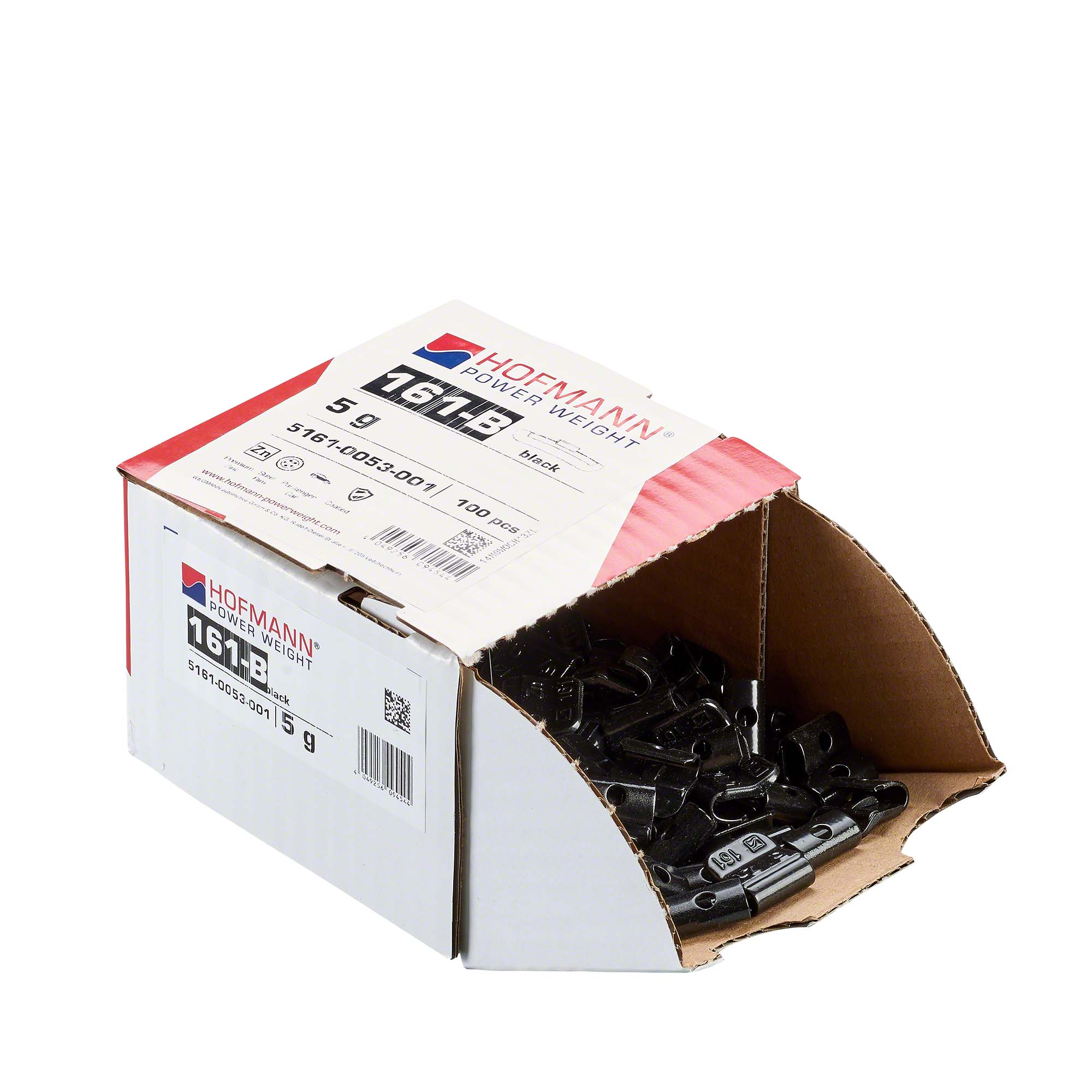 HOFMANN POWER WEIGHT-Schlaggewicht - Typ 161, 5g, Zink, schwarz-5161-0053-001