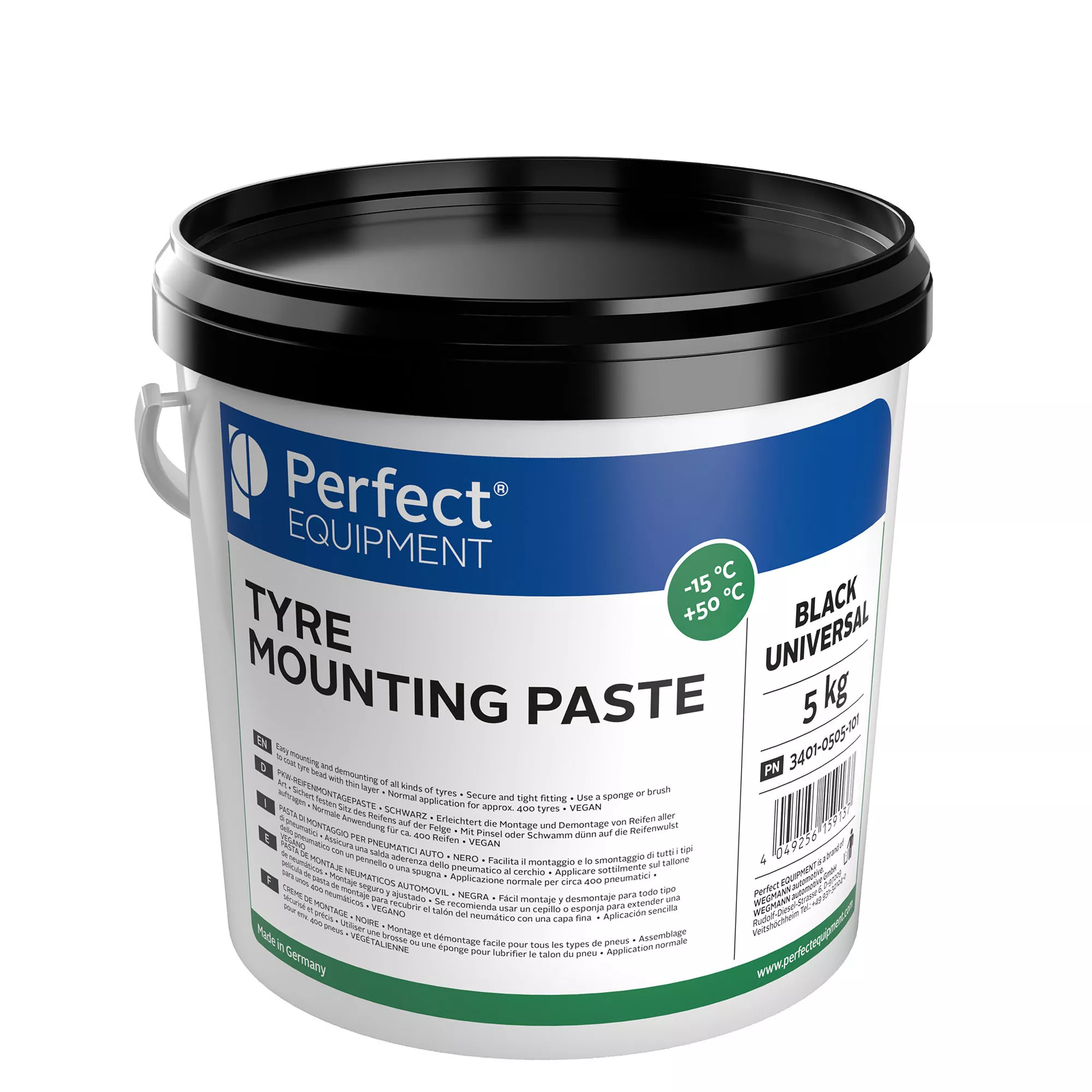 Perfect EQUIPMENT-Montagepaste - schwarz, universal, 5kg-3401-0505-101