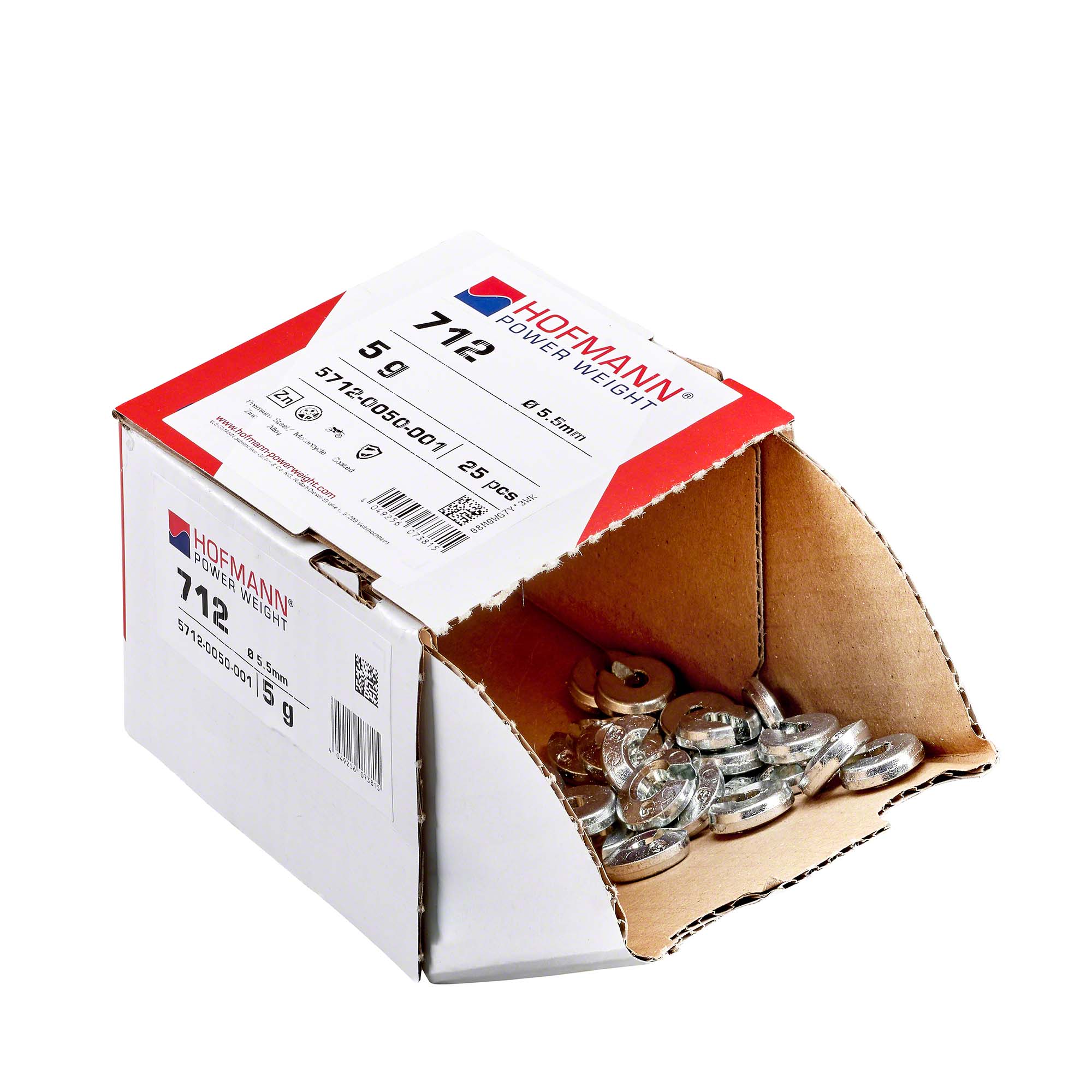 HOFMANN POWER WEIGHT-Speichengewicht - Typ 712, 5 g, Zink-5712-0050-001