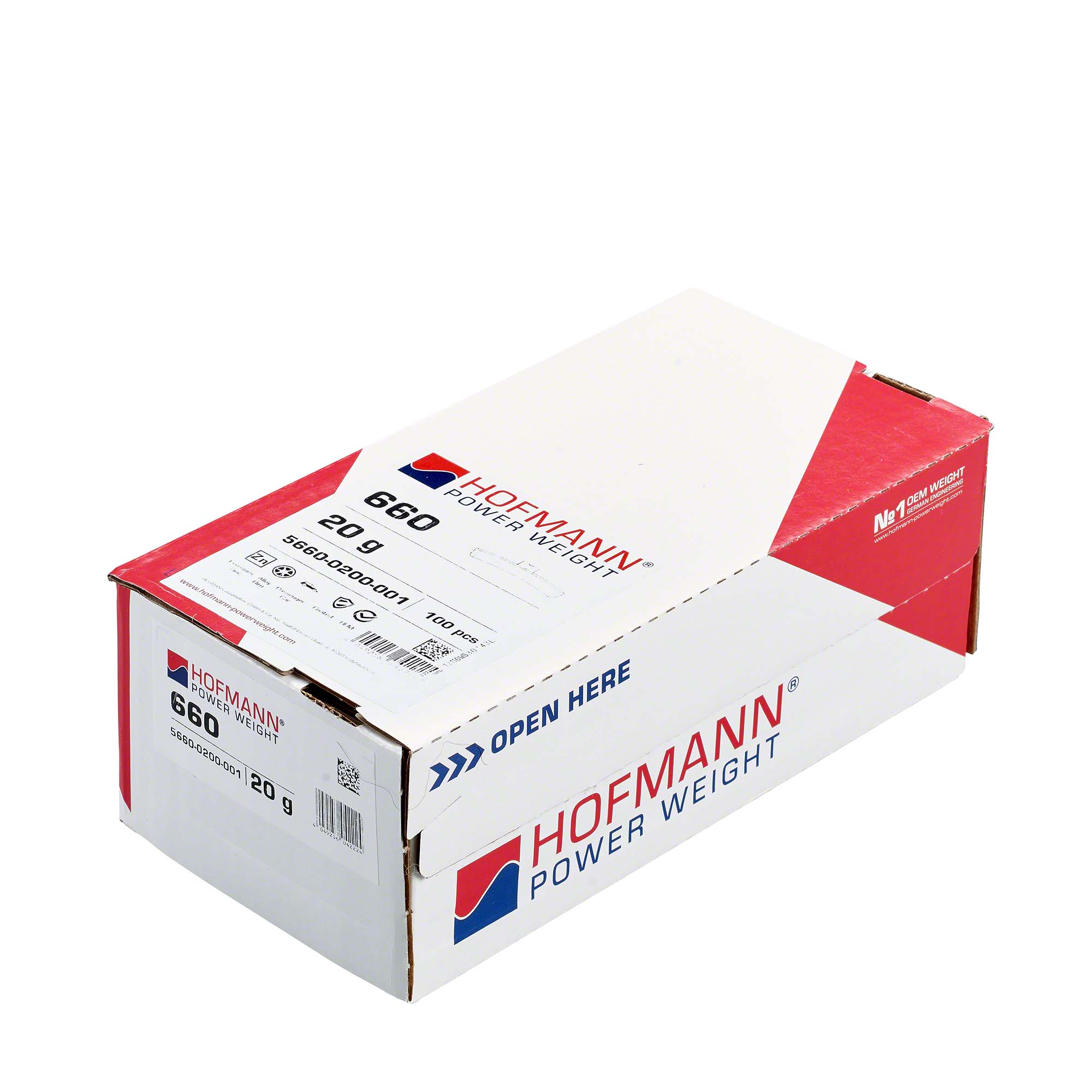 HOFMANN POWER WEIGHT-Schlaggewicht - Typ 660, 20 g, Zink, Silber-5660-0200-001