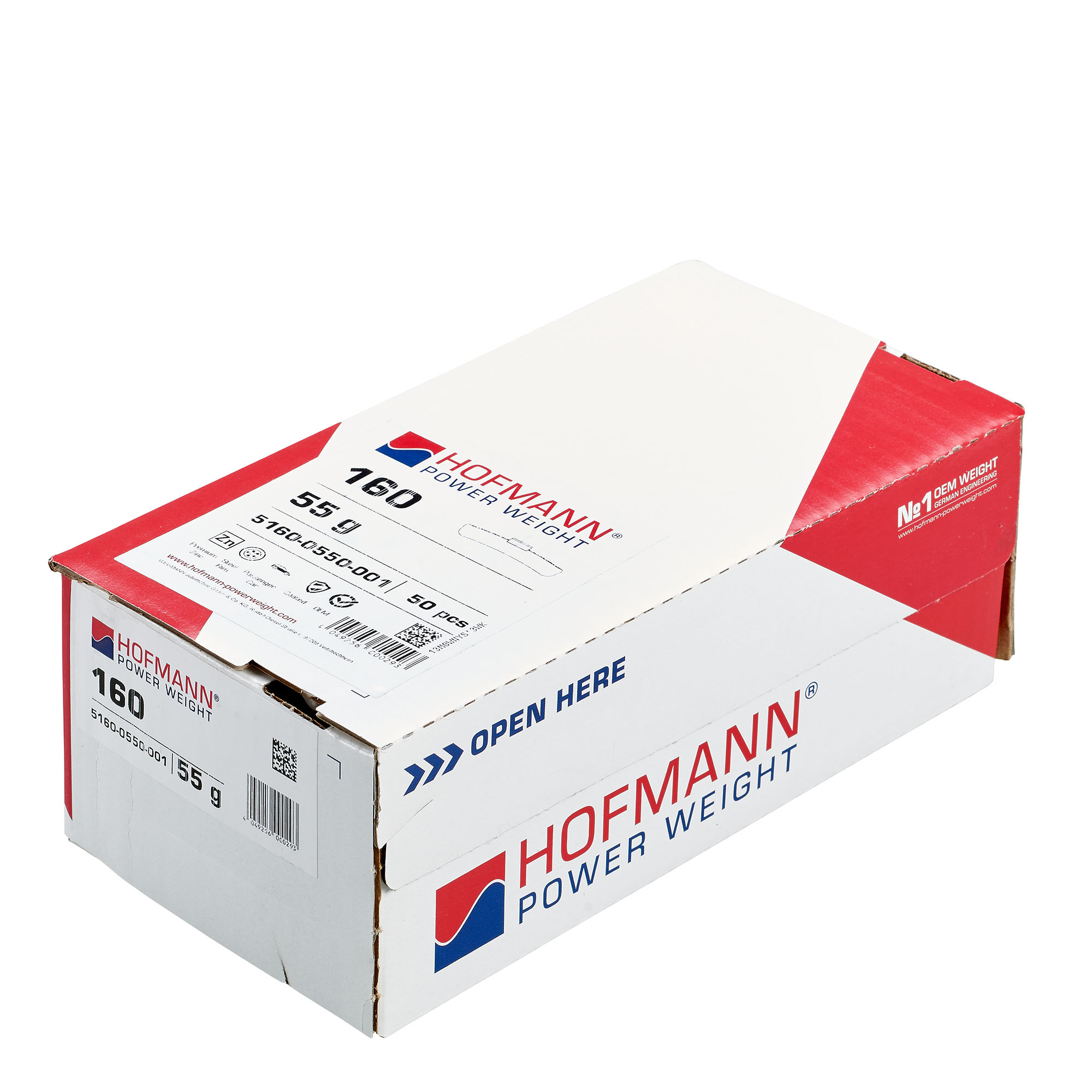 HOFMANN POWER WEIGHT-Schlaggewicht - Typ 160, 55g, Zink, silber-5160-0550-001