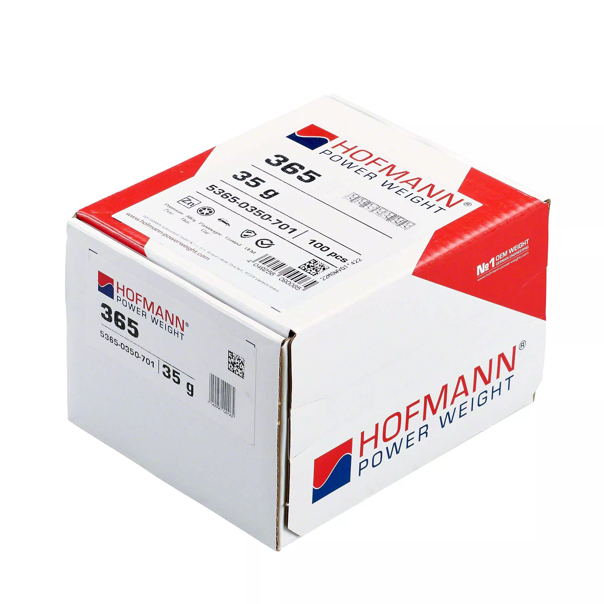 HOFMANN POWER WEIGHT-Klebegewicht - Typ 365, 35 g, Zink, Silber-5365-0350-701