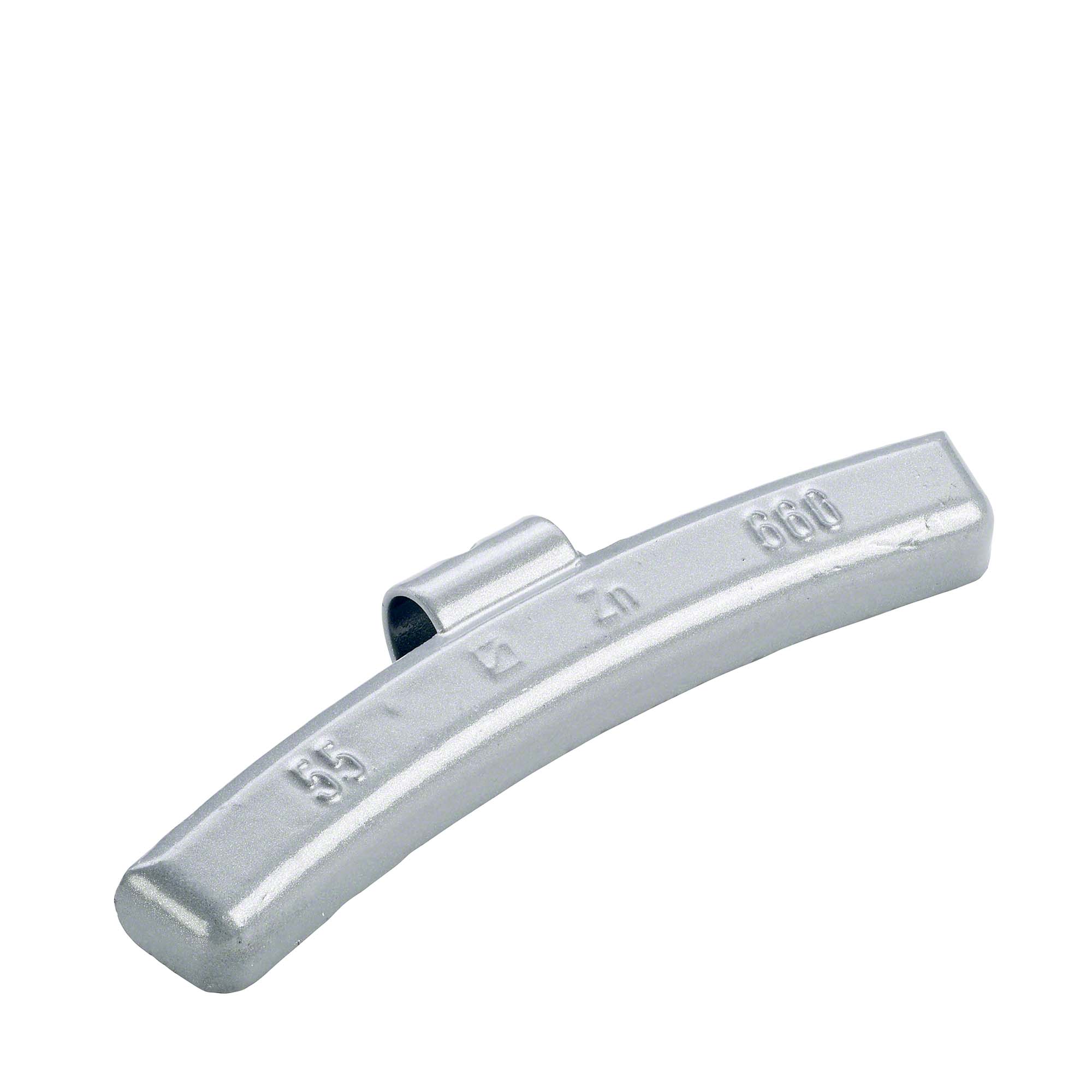 contrapesa de clip - Typ 660, 55 g, zinc, plata