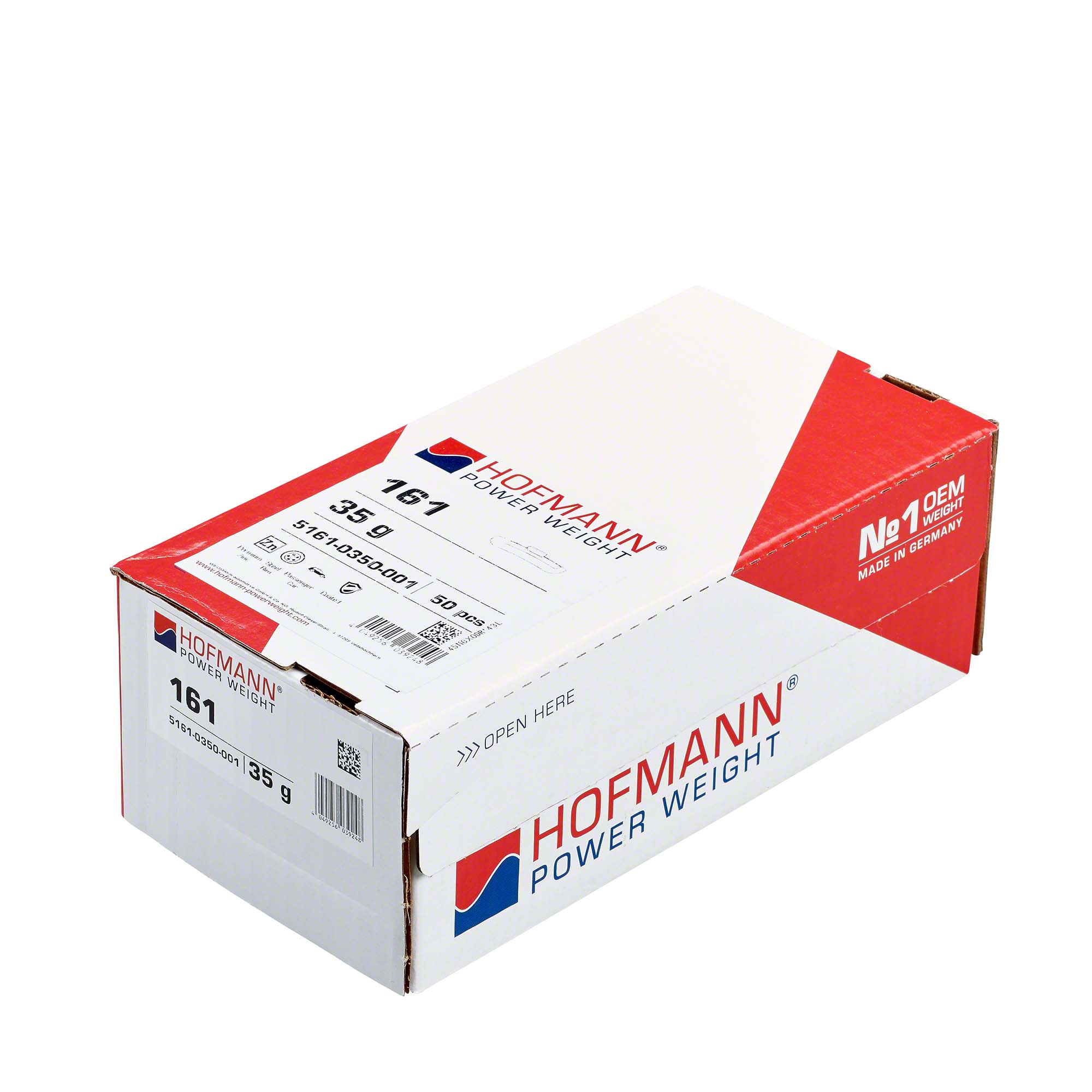 HOFMANN POWER WEIGHT-Schlaggewicht - Typ 161, 35g, Zink, silber-5161-0350-001