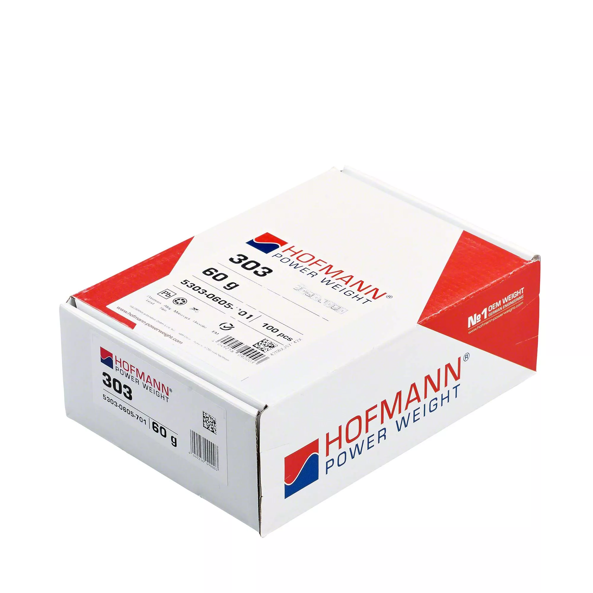 HOFMANN POWER WEIGHT-Klebegewicht - Typ 303, 60 g, Blei, Grau-5303-0605-701