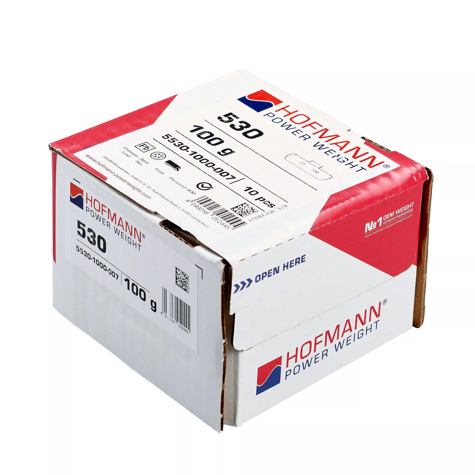 HOFMANN POWER WEIGHT-Schlaggewicht - Typ 530, 100 g, Blei, Grau-5530-1000-007