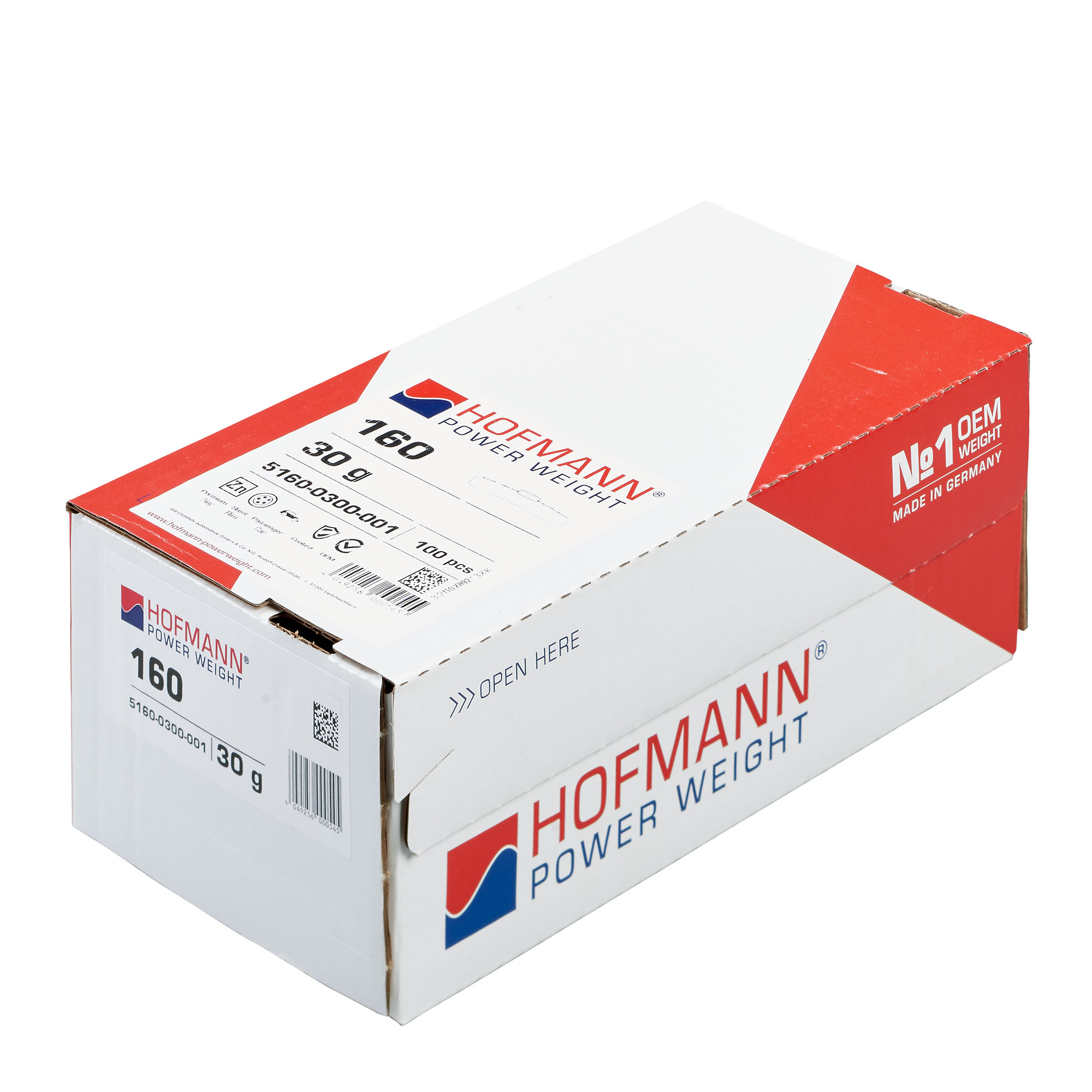 HOFMANN POWER WEIGHT-Schlaggewicht - Typ 160, 30g, Zink, silber-5160-0300-001