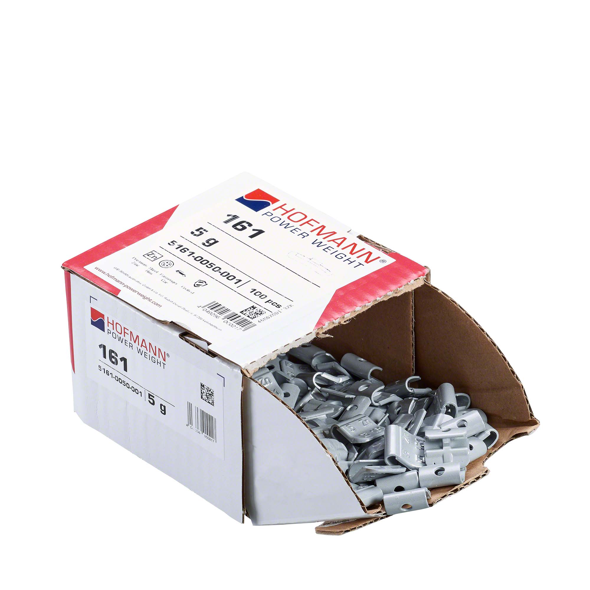 HOFMANN POWER WEIGHT-Schlaggewicht - Typ 161, 5g, Zink, silber-5161-0050-001
