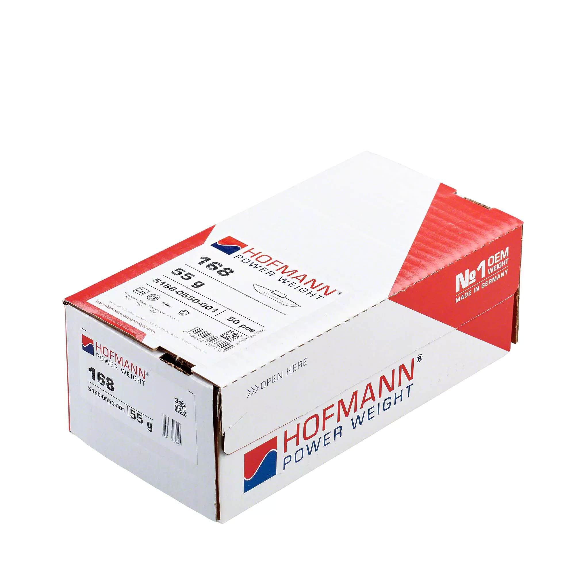 HOFMANN POWER WEIGHT-Schlaggewicht - Typ 168, 55 g, Zink, Silber-5168-0550-001