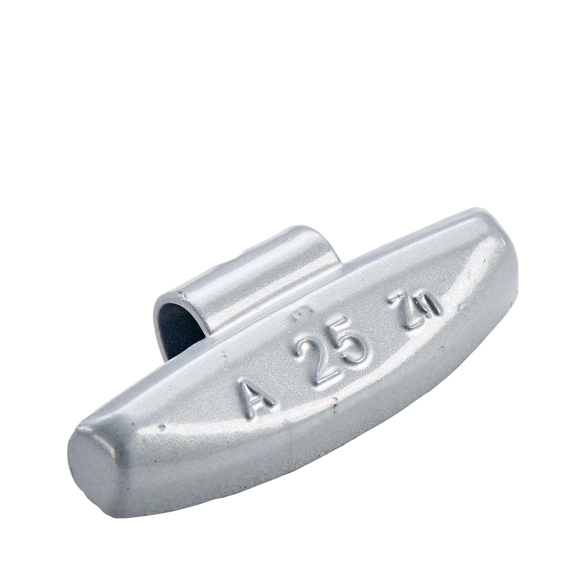 contrapesa de clip - Typ 63, 25 g, zinc, plata