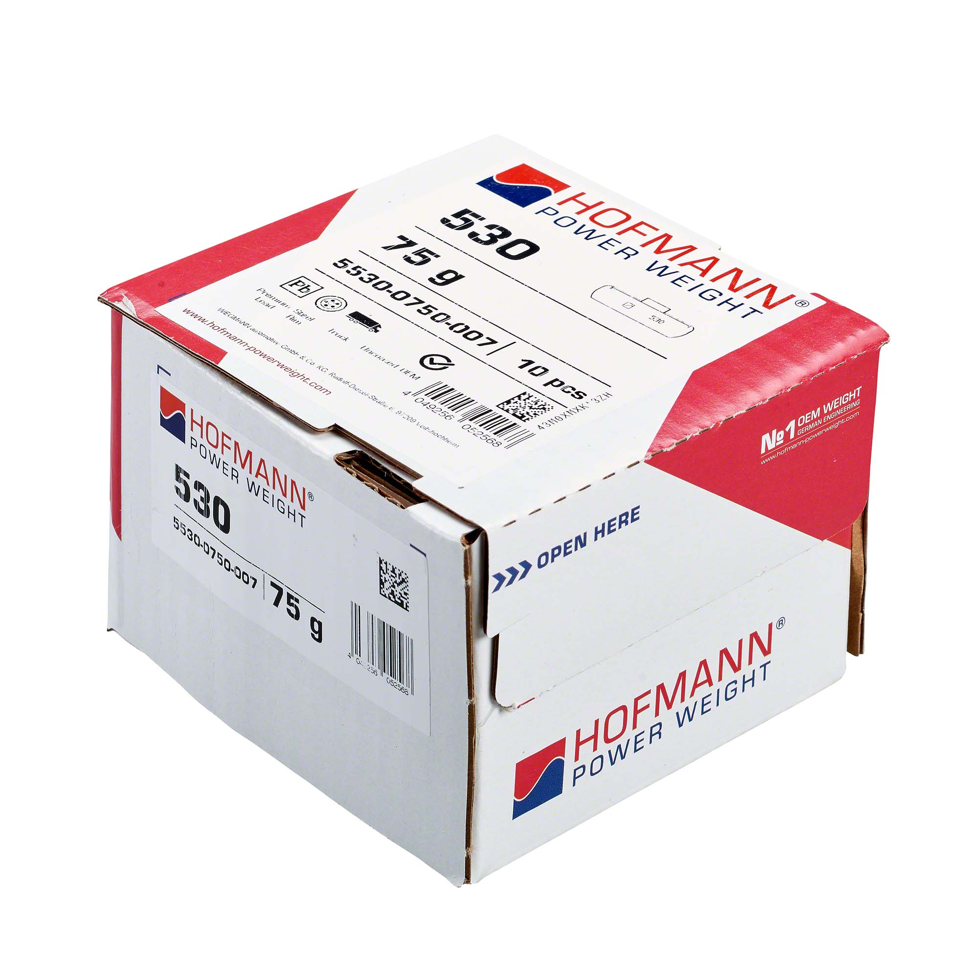 HOFMANN POWER WEIGHT-Schlaggewicht - Typ 530, 75 g, Blei, Grau-5530-0750-007