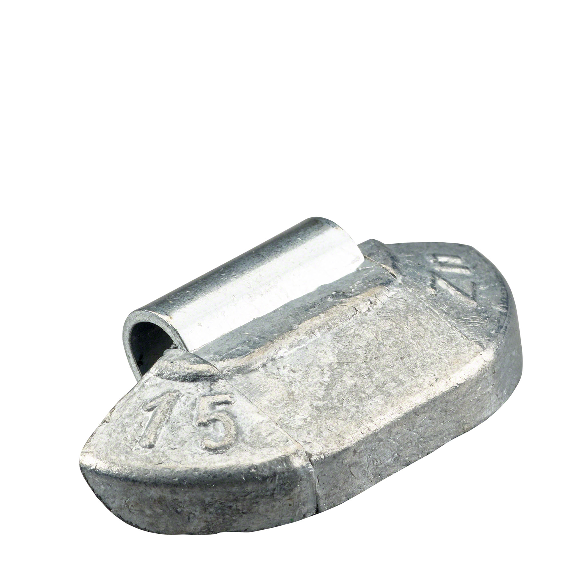 -100× Schlaggewicht Remog -Typ ZG18- - Typ ZG18, 15 g, Zink, Silber-4142-0152-001