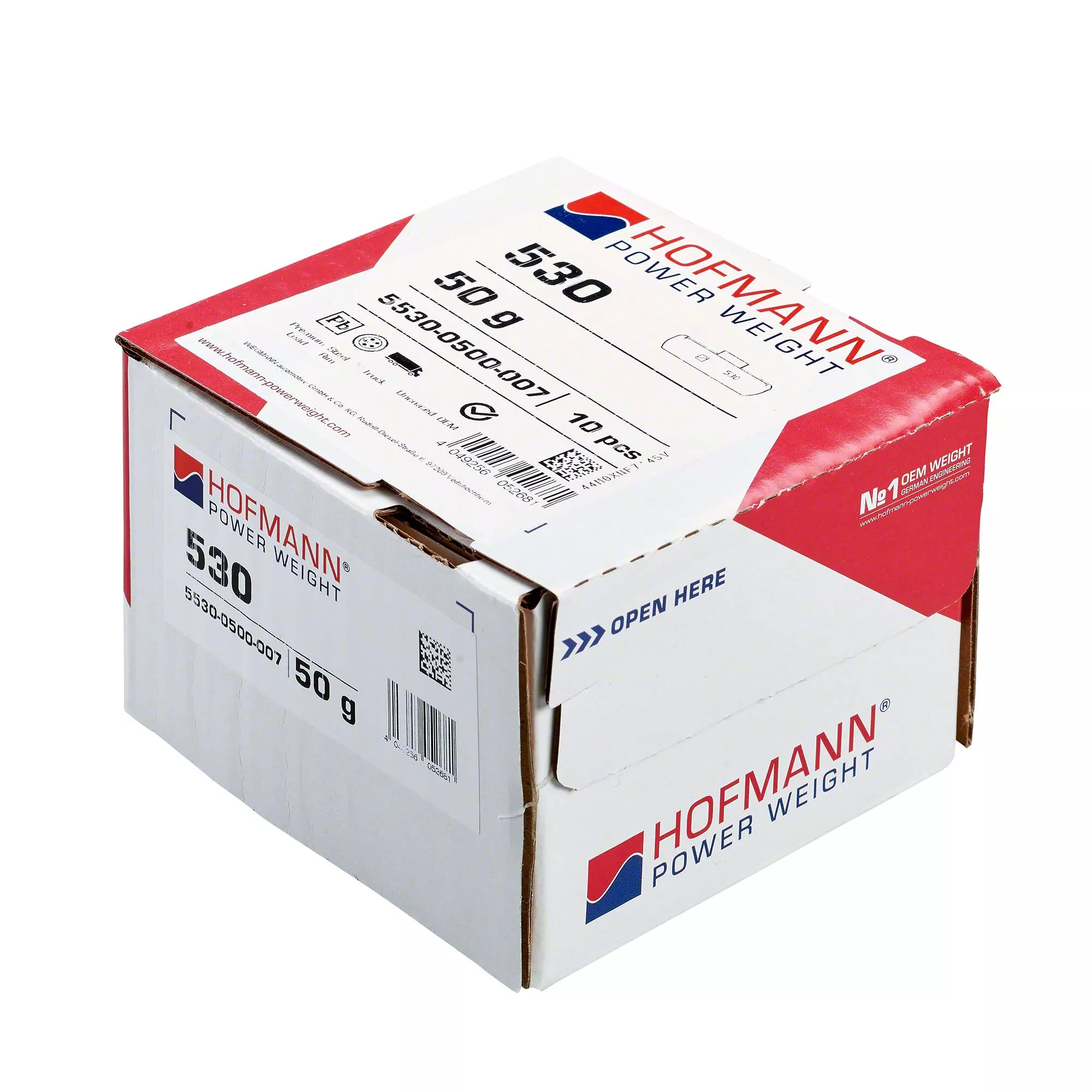 HOFMANN POWER WEIGHT-Schlaggewicht - Typ 530, 50 g, Blei, Grau-5530-0500-007