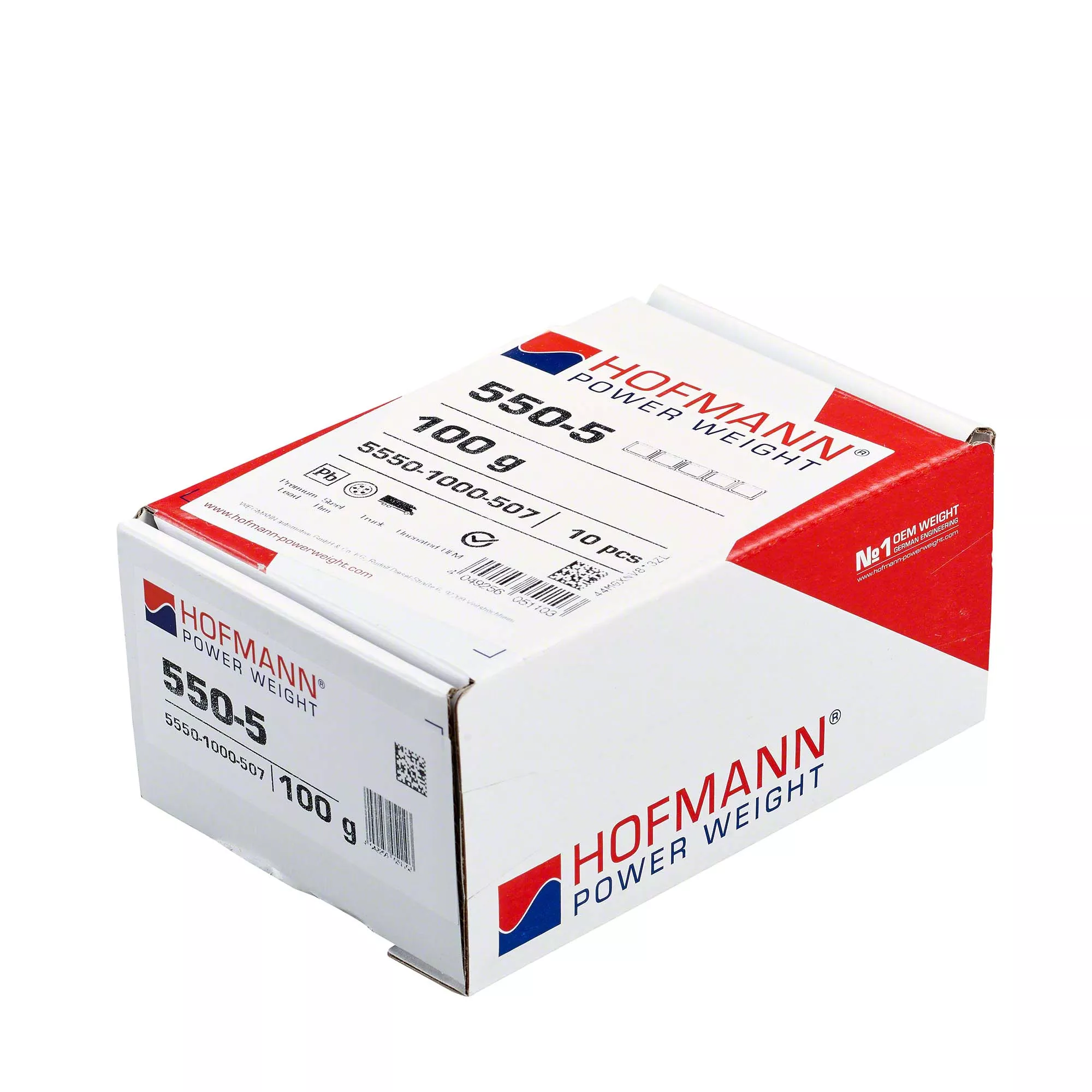 HOFMANN POWER WEIGHT-Klebegewicht - Typ 550, 100 g, Blei, Grau-5550-1000-507