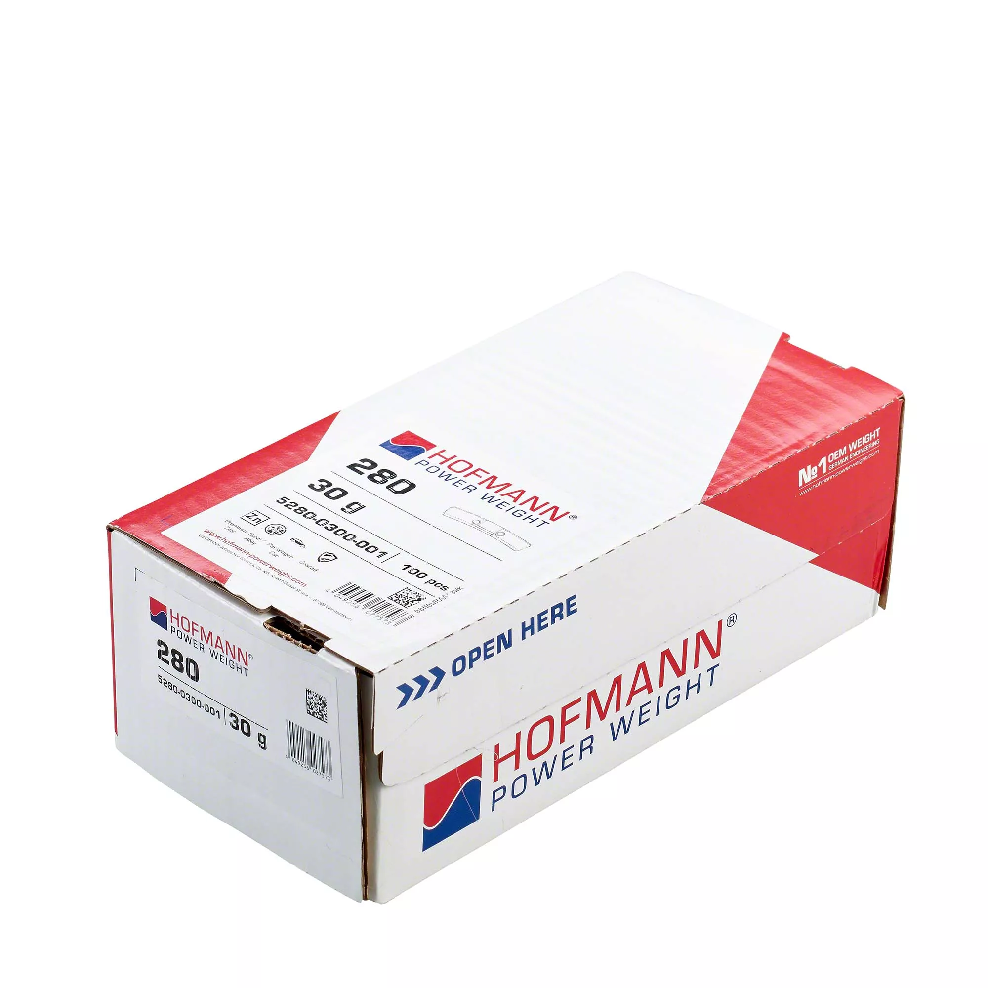 HOFMANN POWER WEIGHT-Sicherheitsgewicht - Typ 280, 30 g, Zink, Silber-5280-0300-001